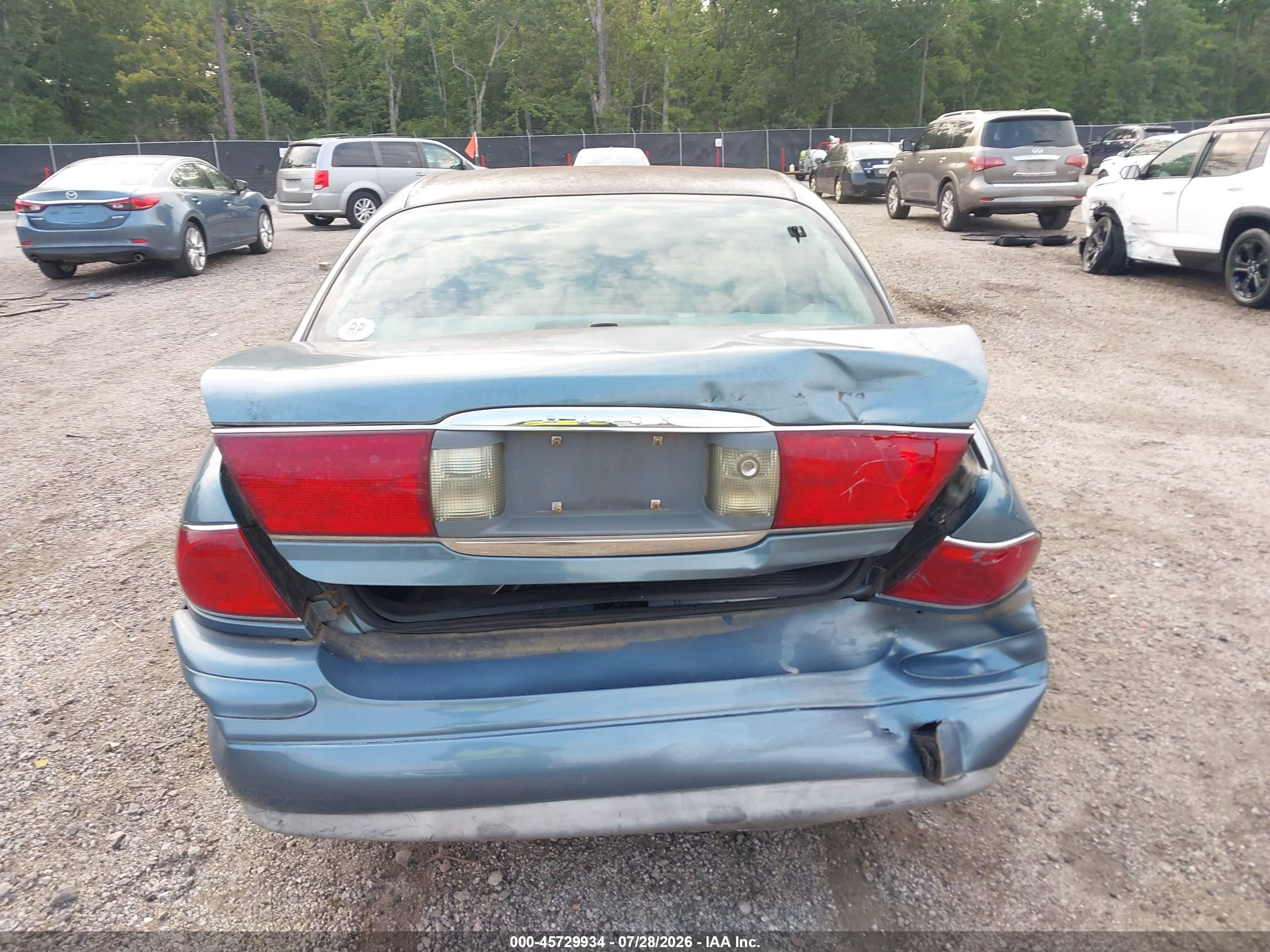 2002 Buick Lesabre Limited Blue vin: 1G4HR54K82U150351