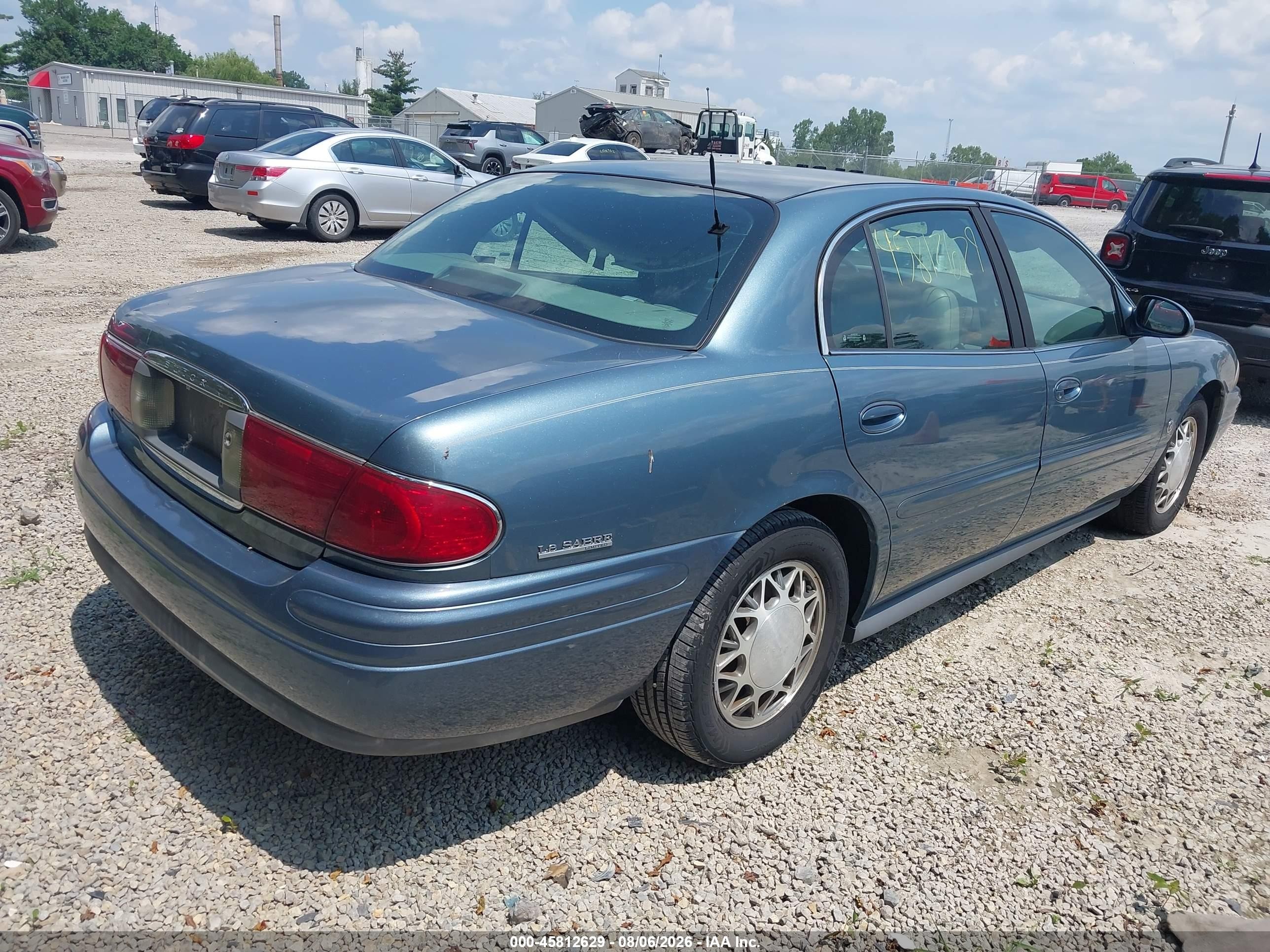 2001 Buick Lesabre Limited Blue vin: 1G4HR54K91U262834