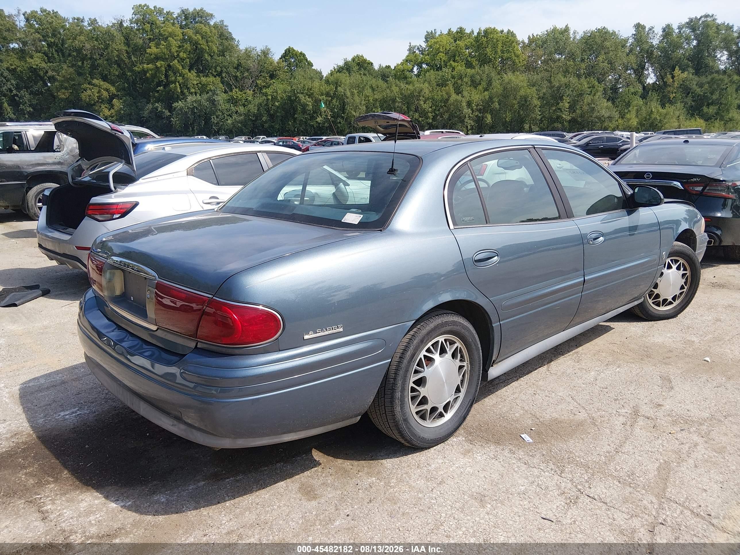 2001 Buick Lesabre Limited Blue vin: 1G4HR54KX1U140208