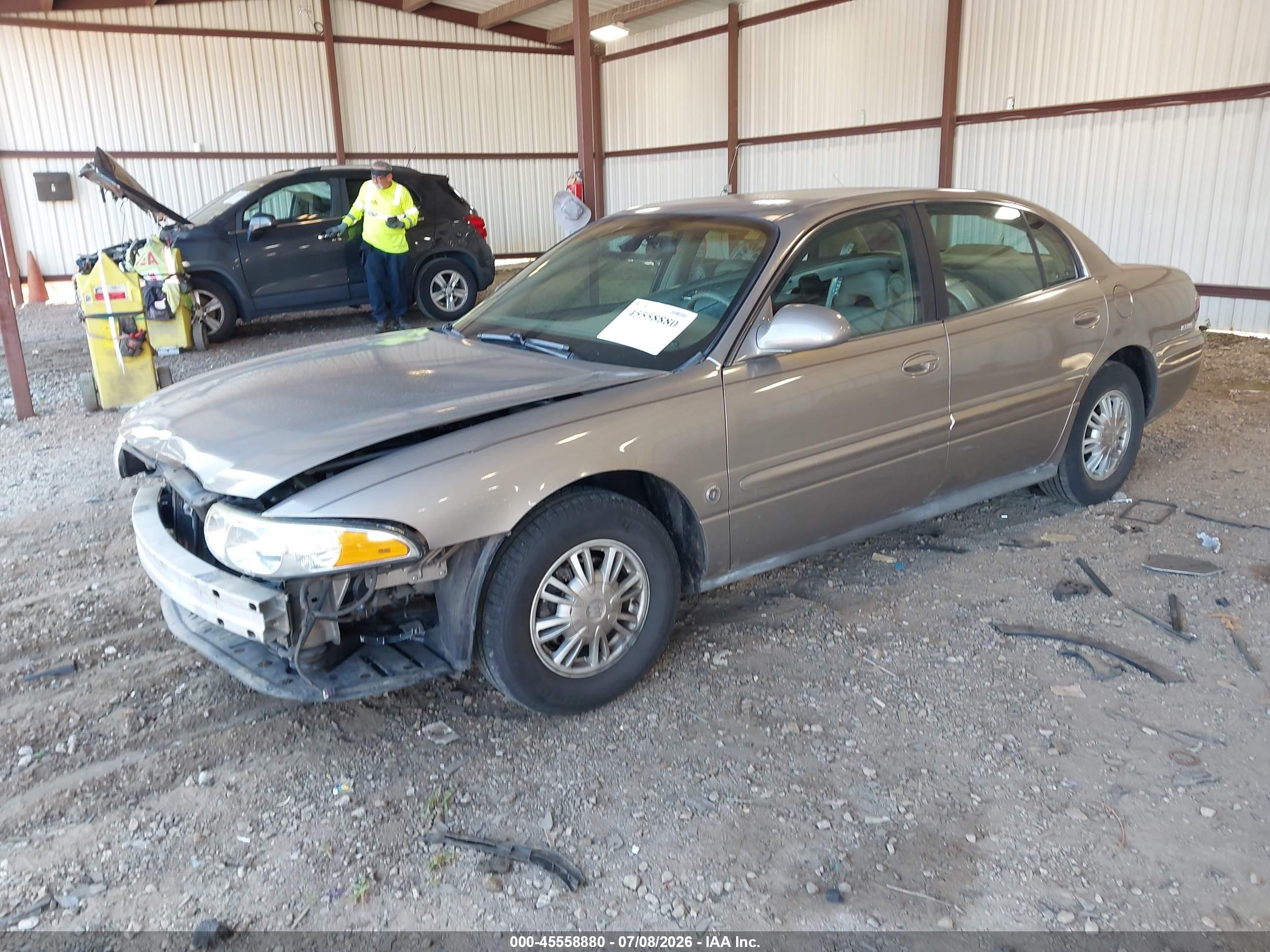 2002 Buick Lesabre Limited Gray vin: 1G4HR54KX2U227186