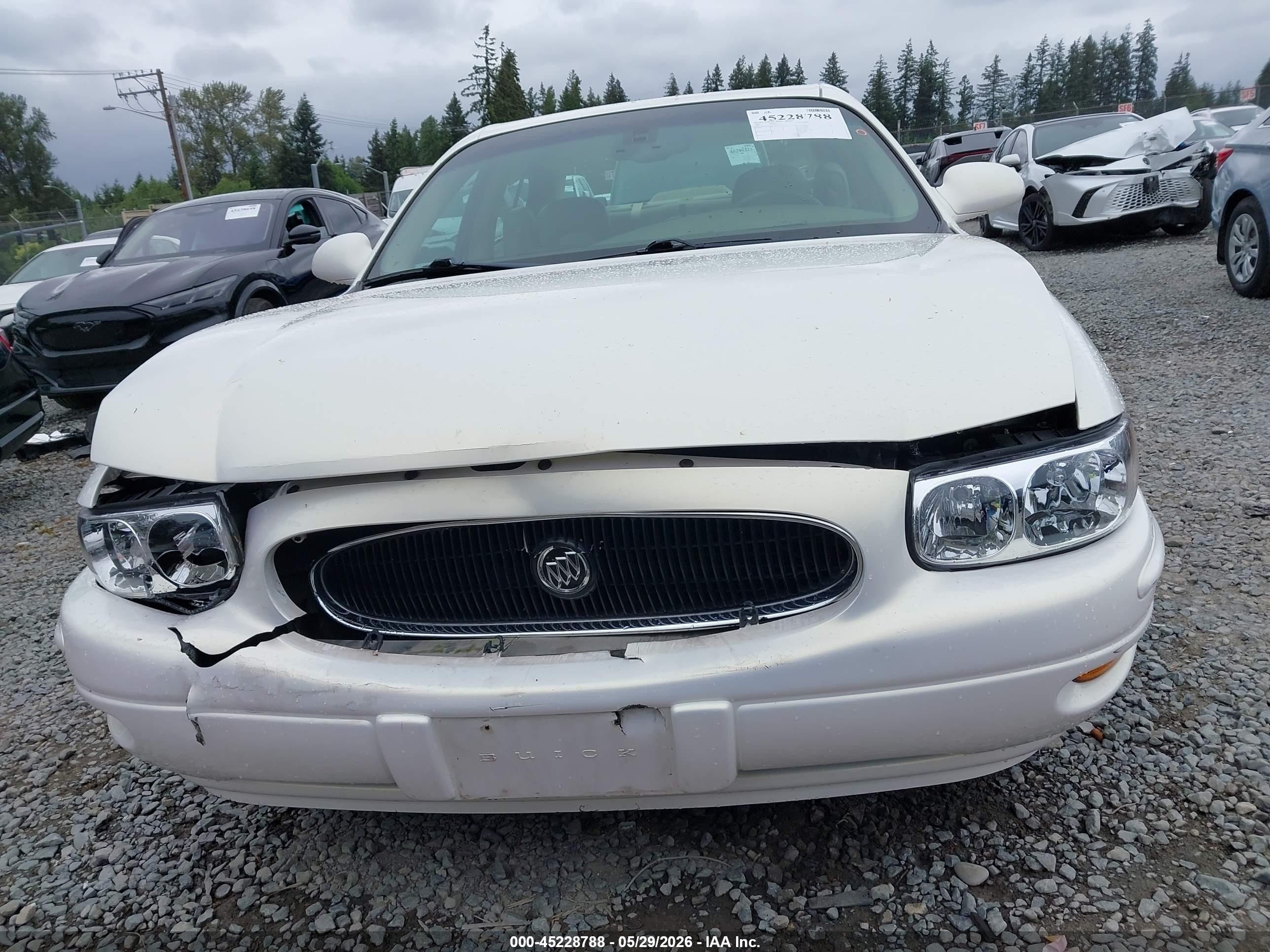 2005 Buick Lesabre Limited Белый vin: 1G4HR54KX5U160139