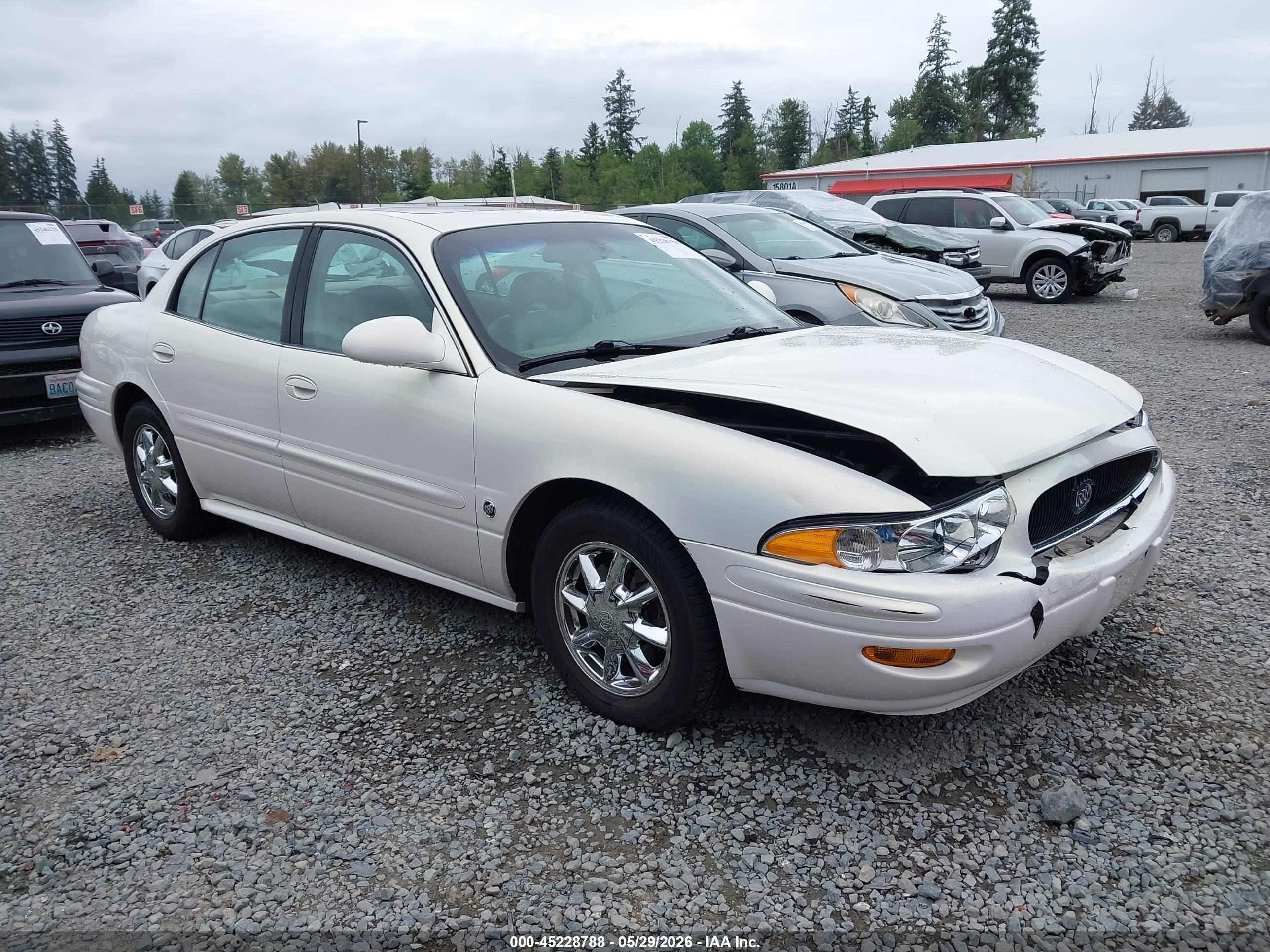 2005 Buick Lesabre Limited Белый vin: 1G4HR54KX5U160139