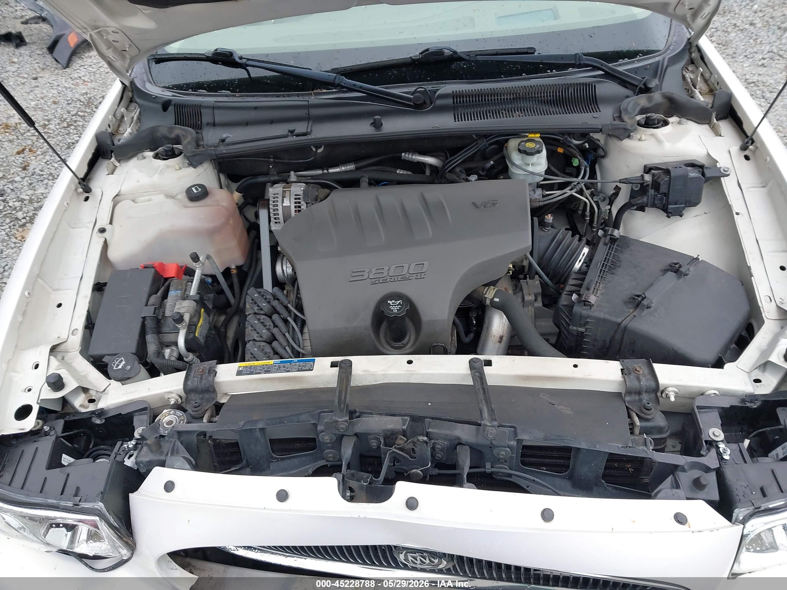 2005 Buick Lesabre Limited Белый vin: 1G4HR54KX5U160139