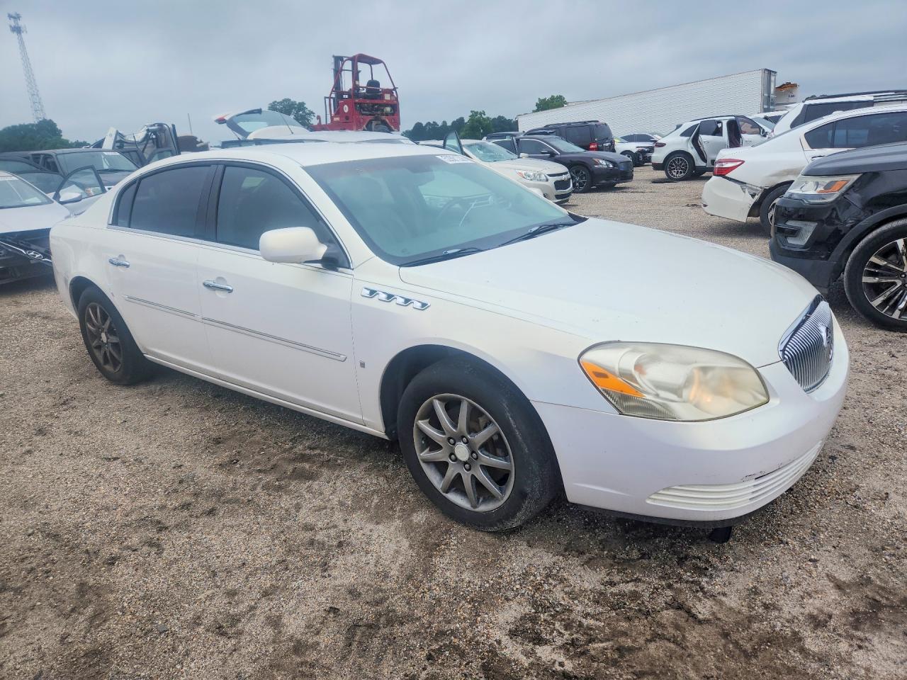 2007 Buick Lucerne Cxl White vin: 1G4HR57Y37U124702
