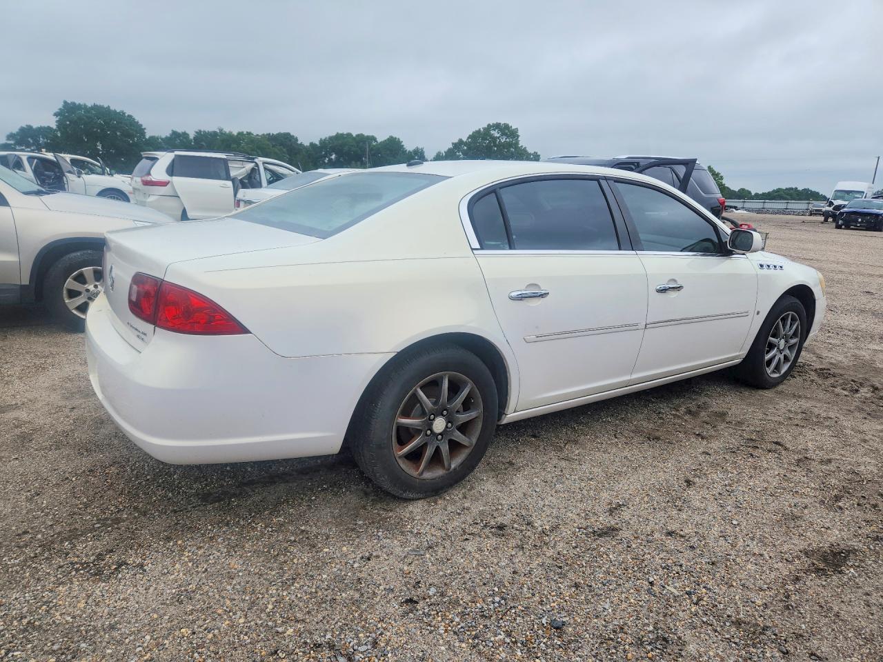 2007 Buick Lucerne Cxl White vin: 1G4HR57Y37U124702