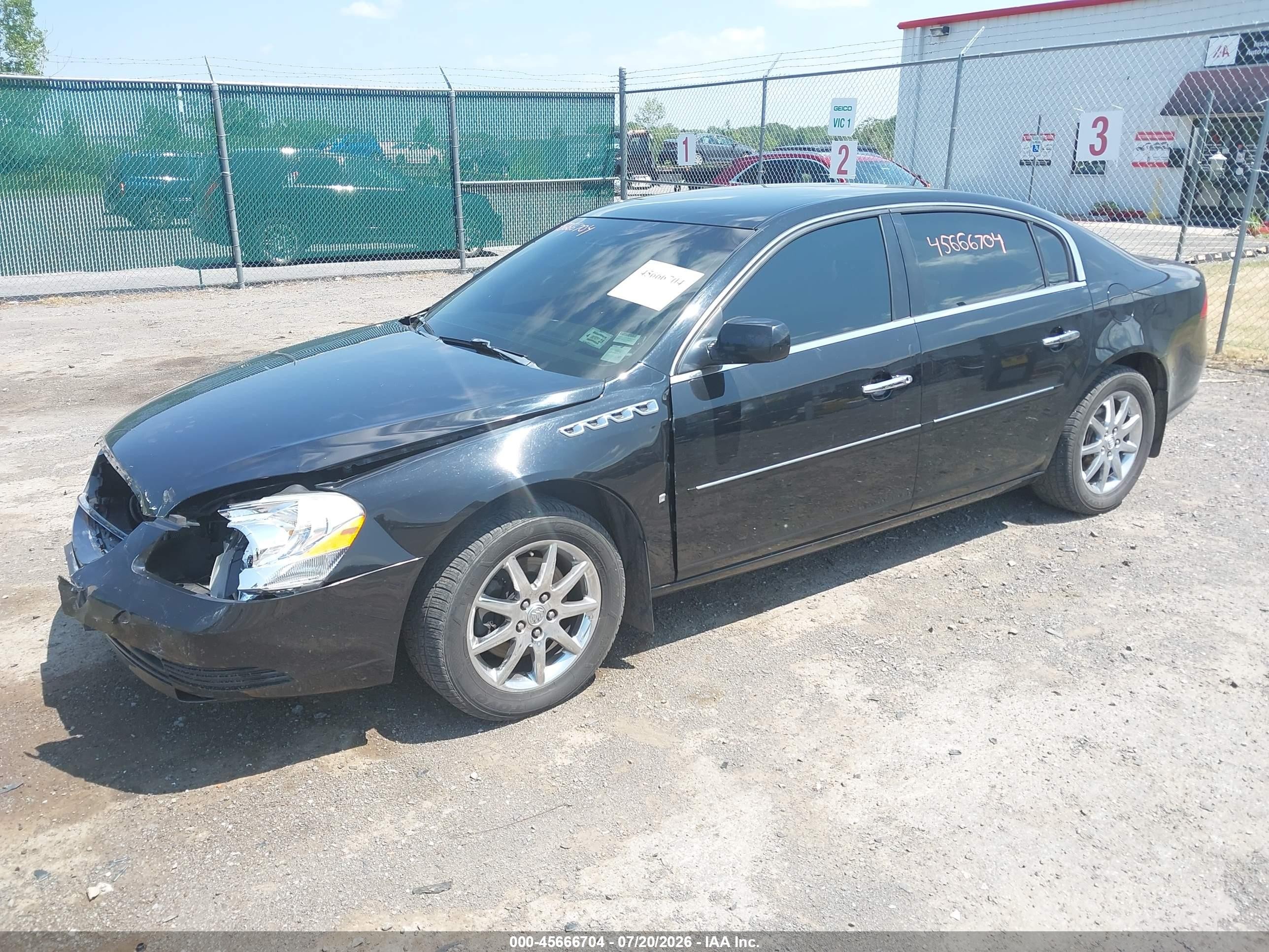 2006 Buick Lucerne Cxl Black vin: 1G4HR57Y46U189086