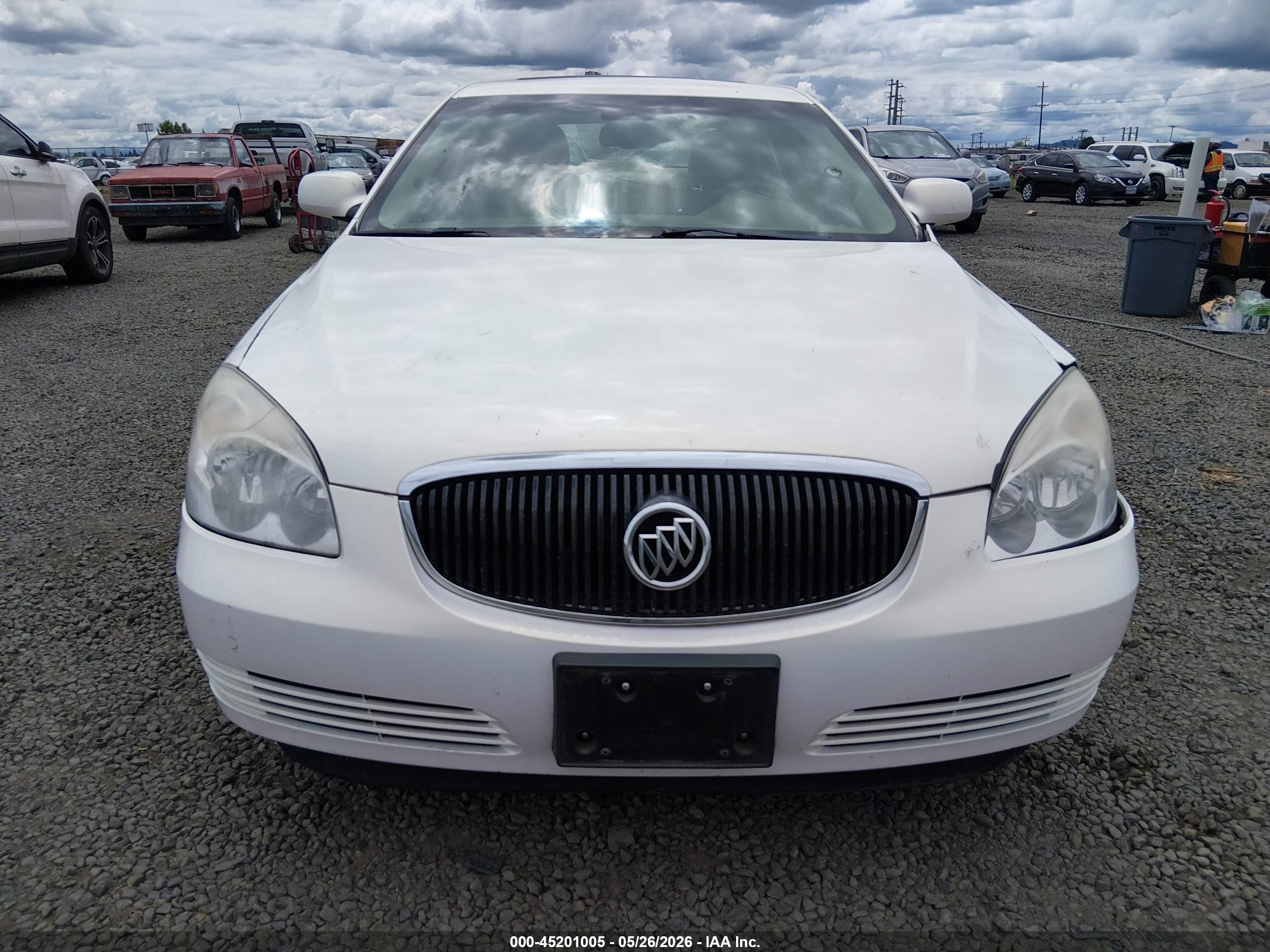 2006 Buick Lucerne Cxl White vin: 1G4HR57Y66U204879
