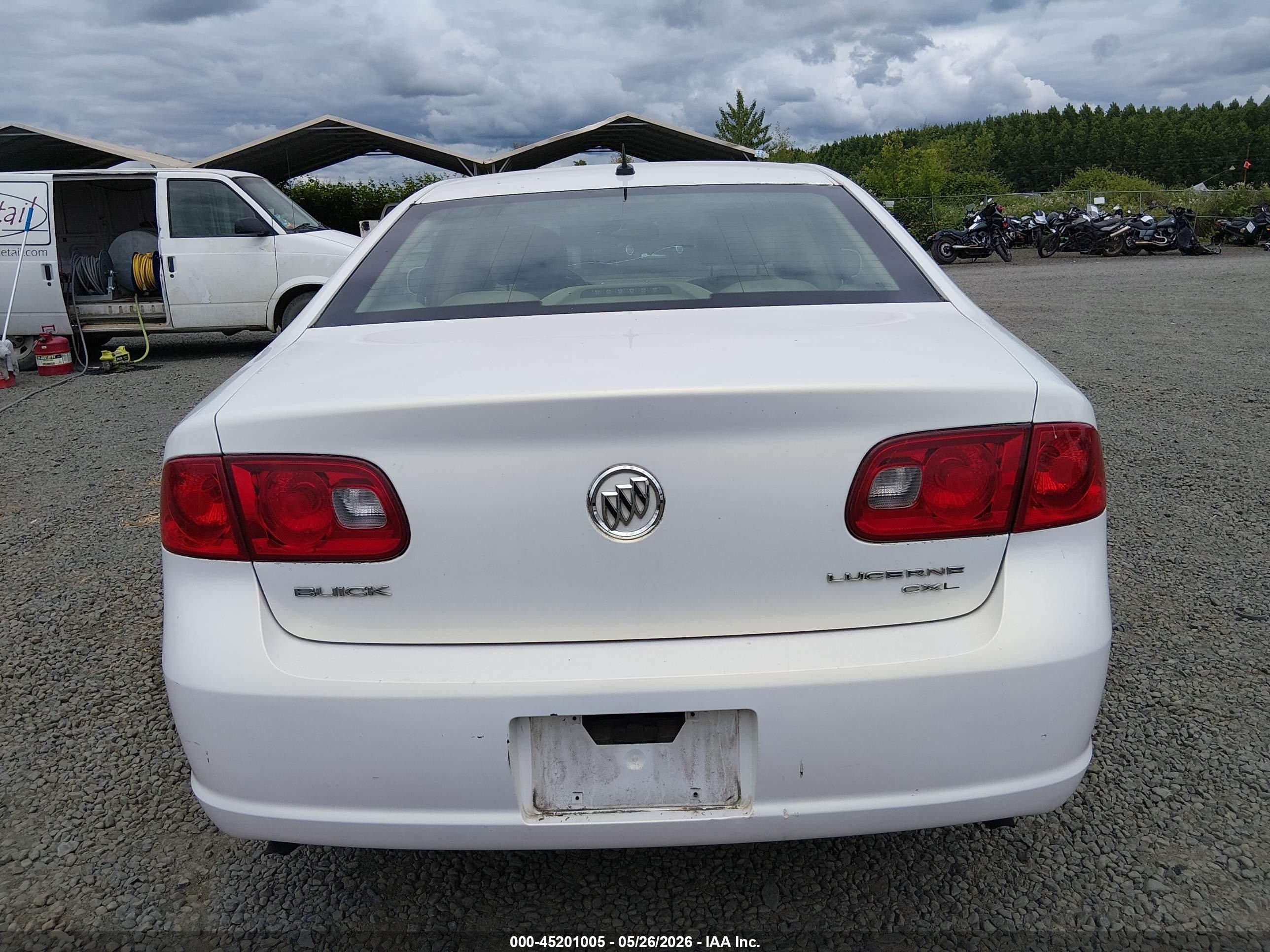 2006 Buick Lucerne Cxl White vin: 1G4HR57Y66U204879
