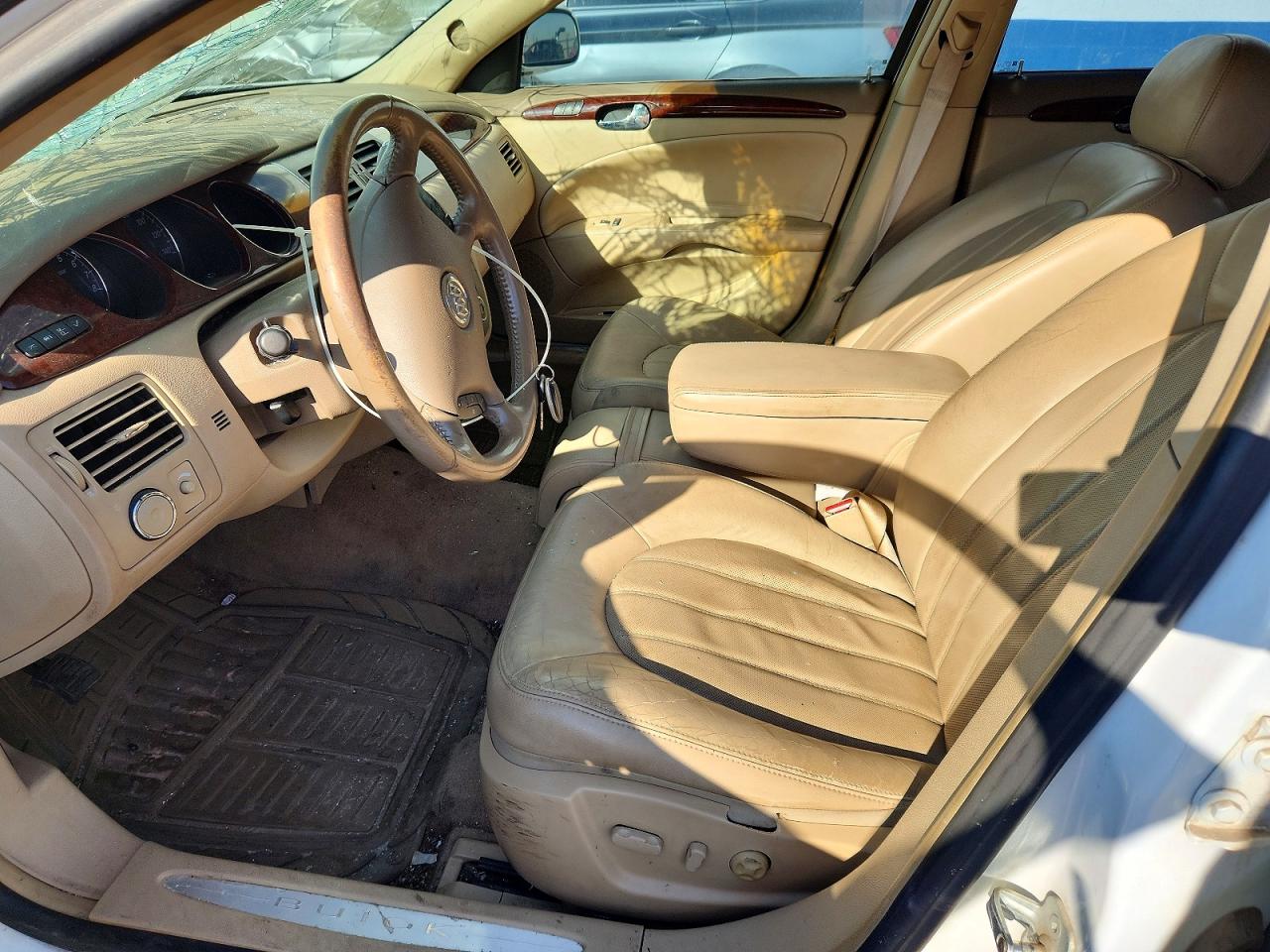 2006 Buick Lucerne Cxl White vin: 1G4HR57Y86U243294
