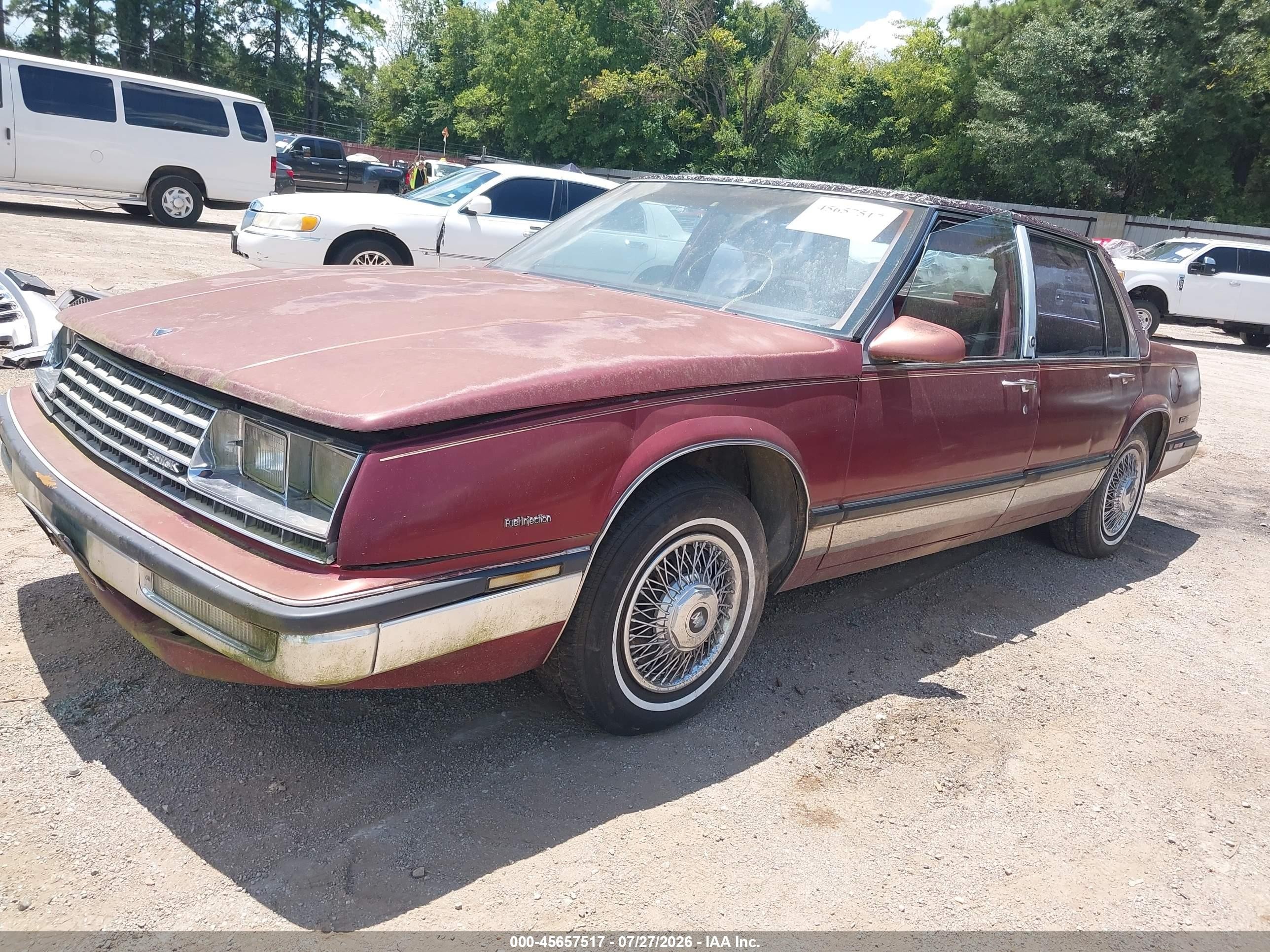 1986 Buick Lesabre Limited Red vin: 1G4HR6930GH488592