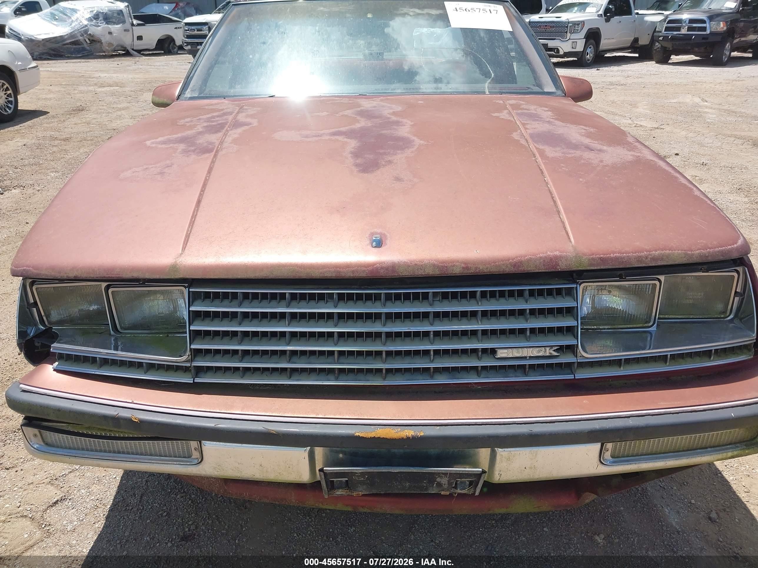 1986 Buick Lesabre Limited Red vin: 1G4HR6930GH488592