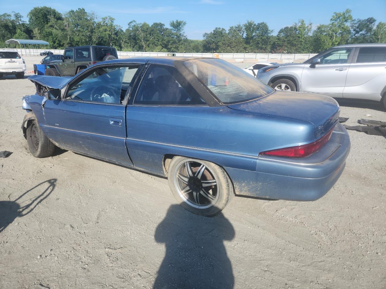 1997 Buick Skylark Custom Синий vin: 1G4NJ12T3VC408879