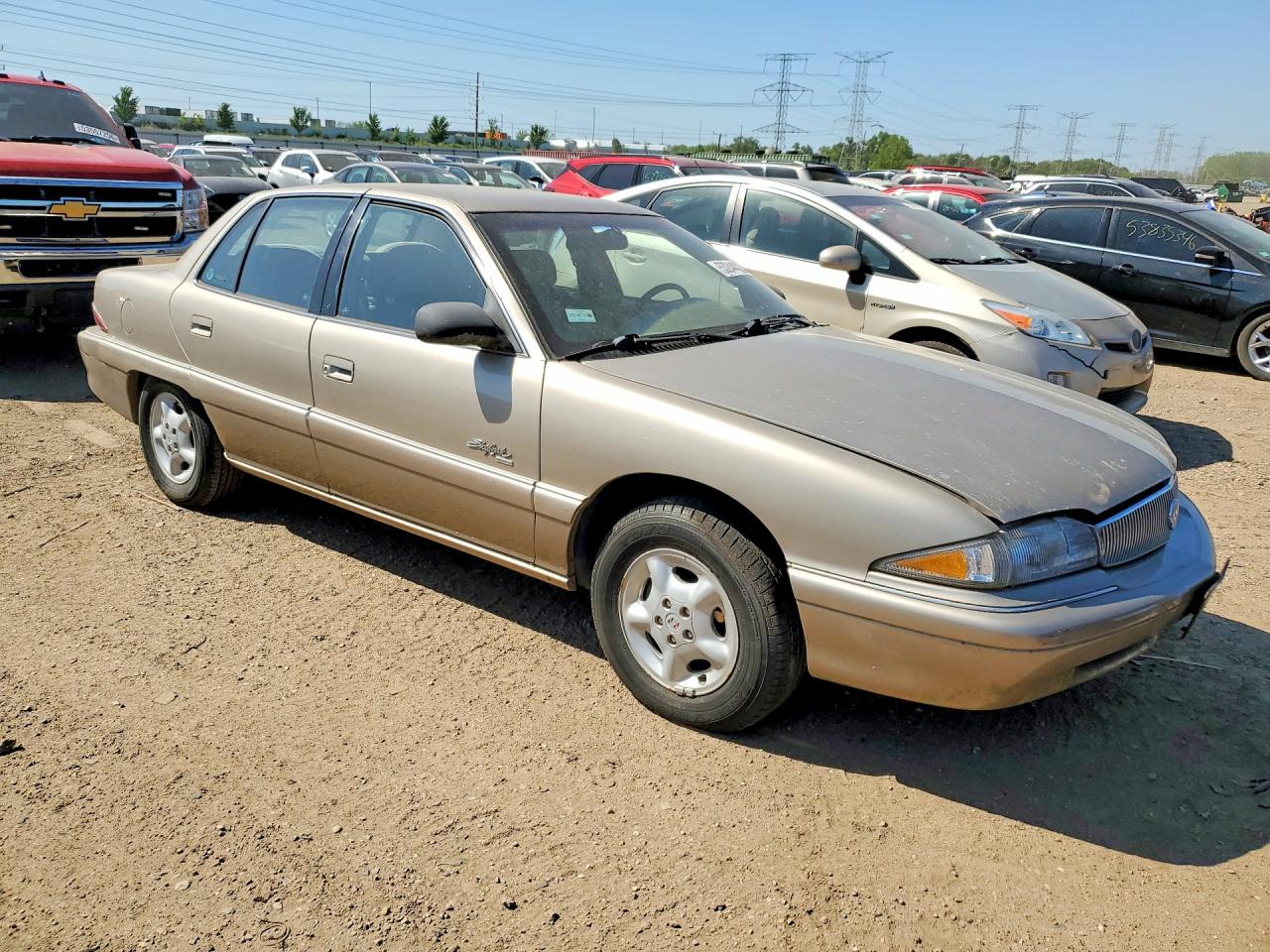 1997 Buick Skylark Gran Sport Beige vin: 1G4NJ52M0VC456632