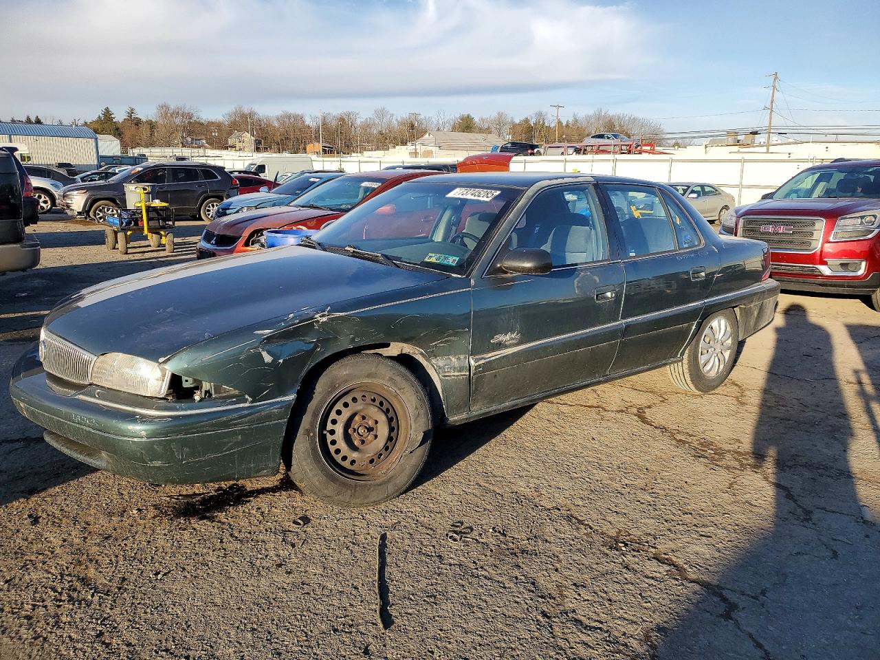 1997 Buick Skylark Gran Sport Green vin: 1G4NJ52M2VC449178