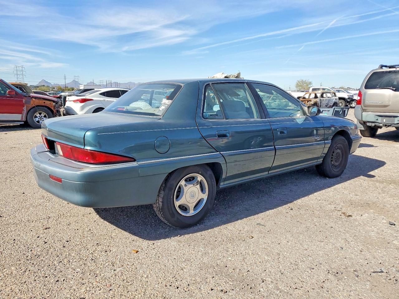 1997 Buick Skylark Gran Sport Teal vin: 1G4NJ52M4VC458528