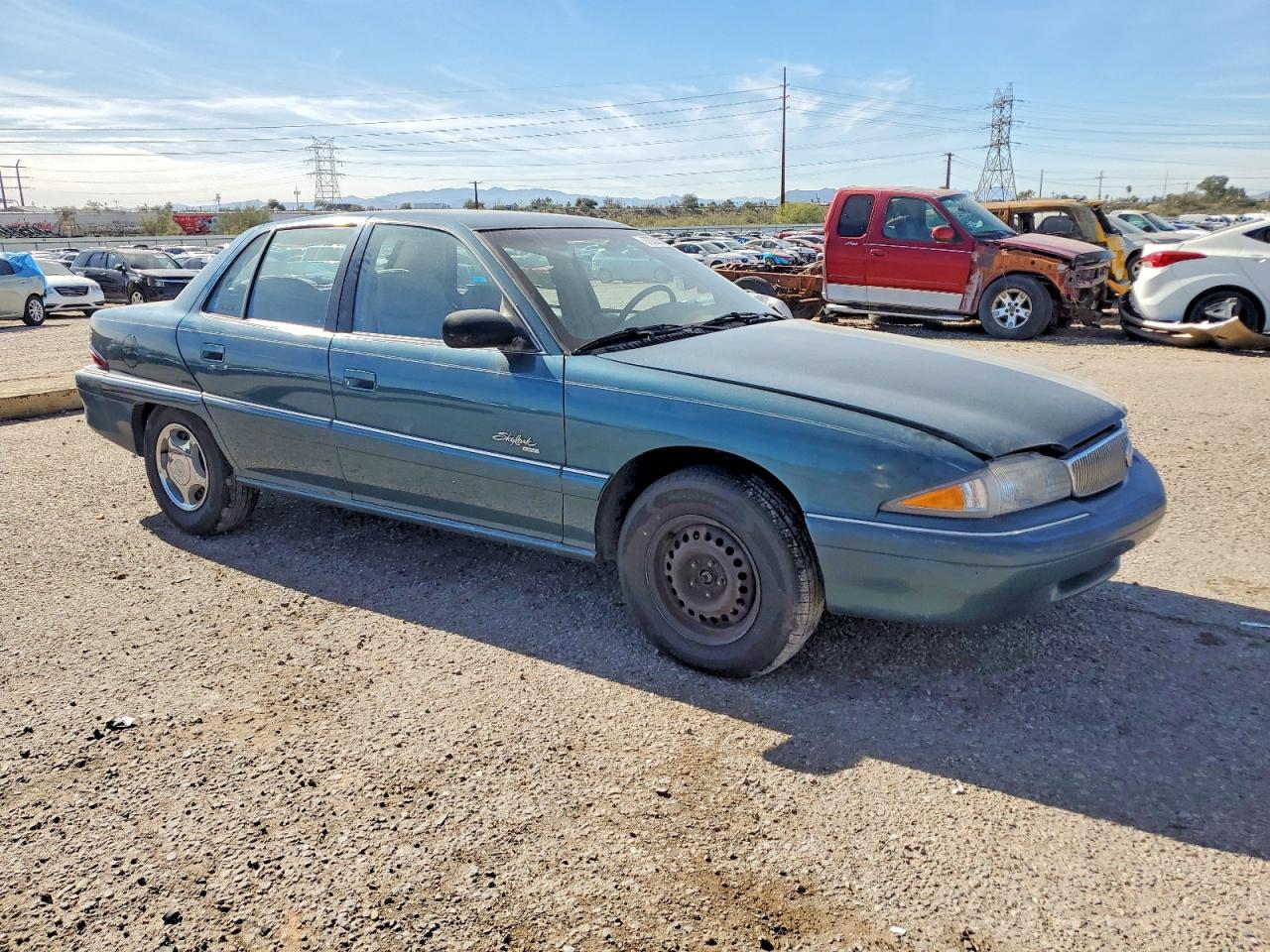 1997 Buick Skylark Gran Sport Teal vin: 1G4NJ52M4VC458528
