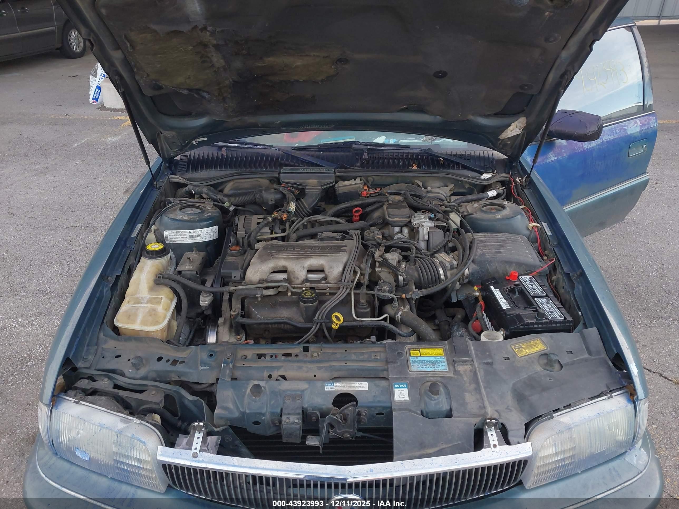 1997 Buick Skylark Custom Green vin: 1G4NJ52M9VC445175