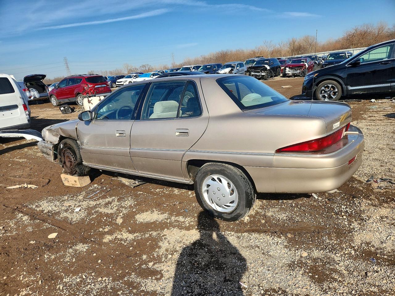1997 Buick Skylark Gran Sport Gold vin: 1G4NJ52M9VC445614