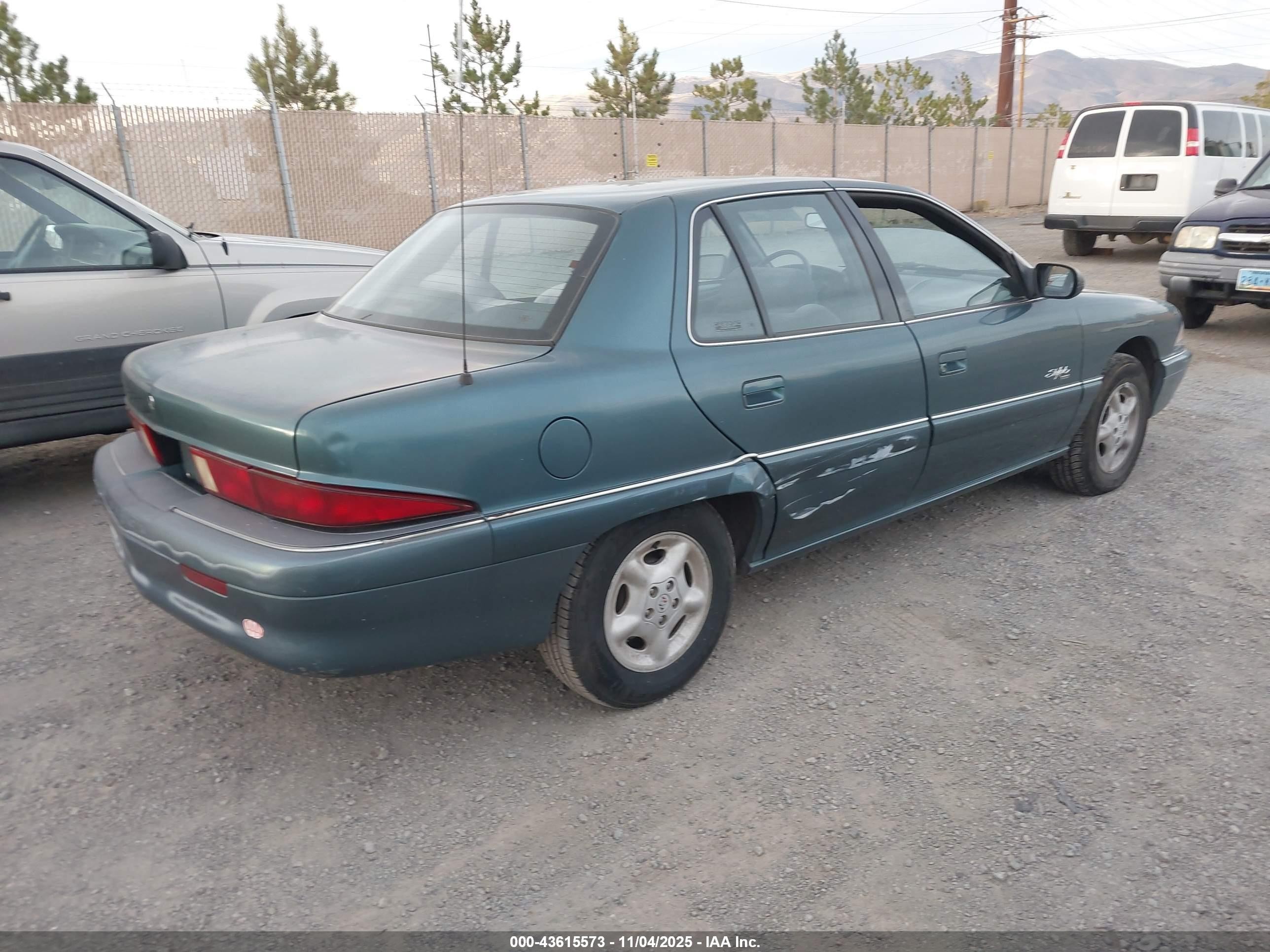 1997 Buick Skylark Custom Green vin: 1G4NJ52M9VC451848