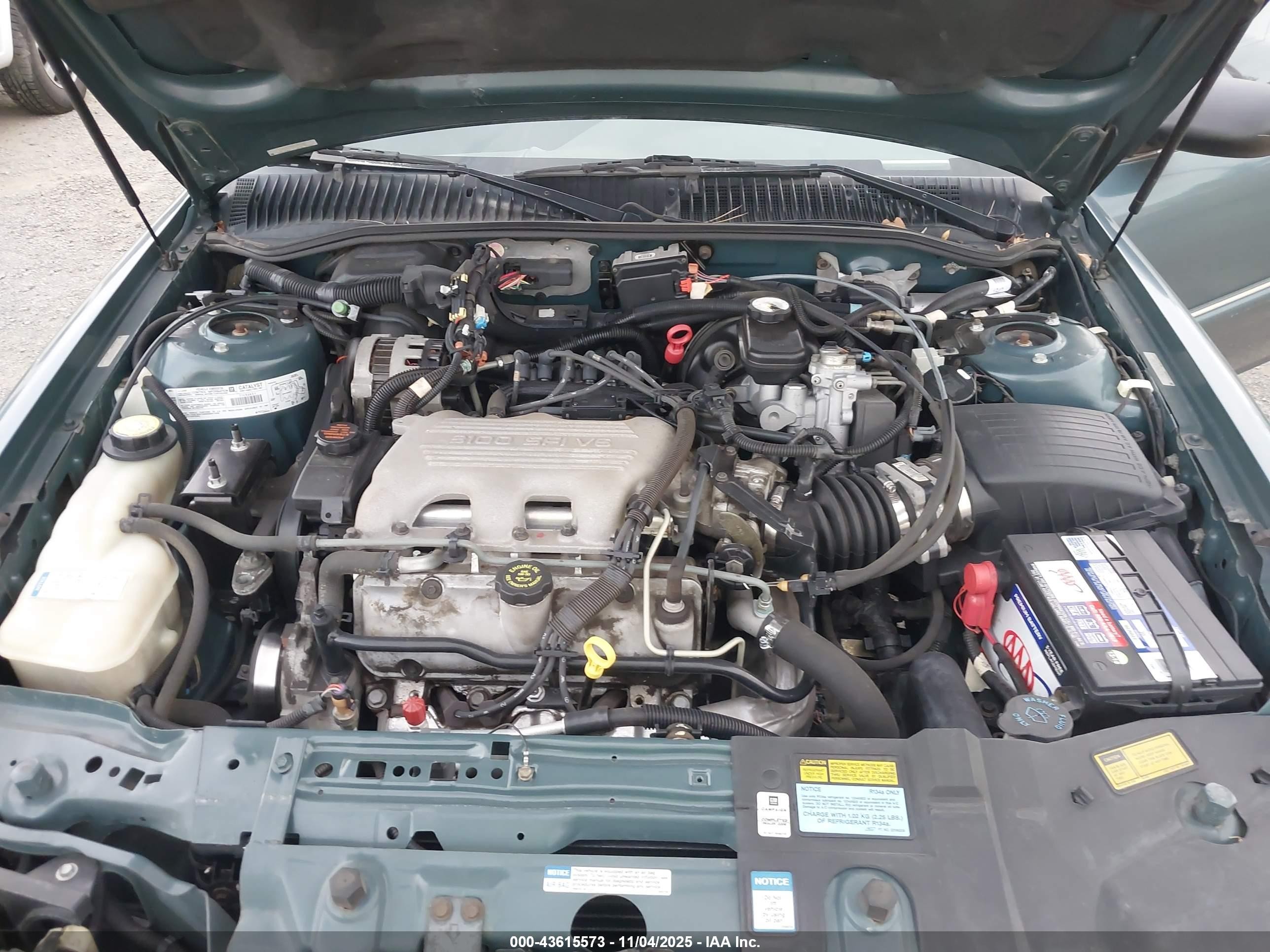1997 Buick Skylark Custom Green vin: 1G4NJ52M9VC451848