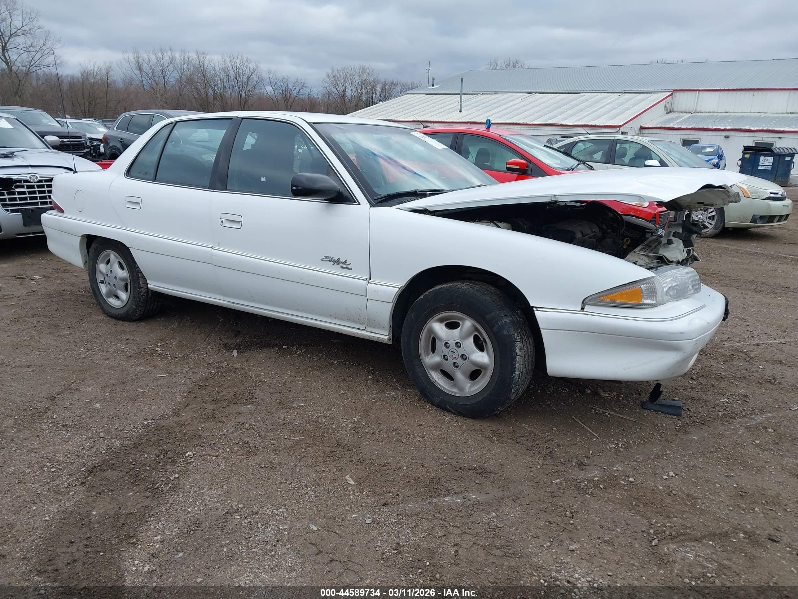 1998 Buick Skylark Custom   White vin: 1G4NJ52M9WC409939