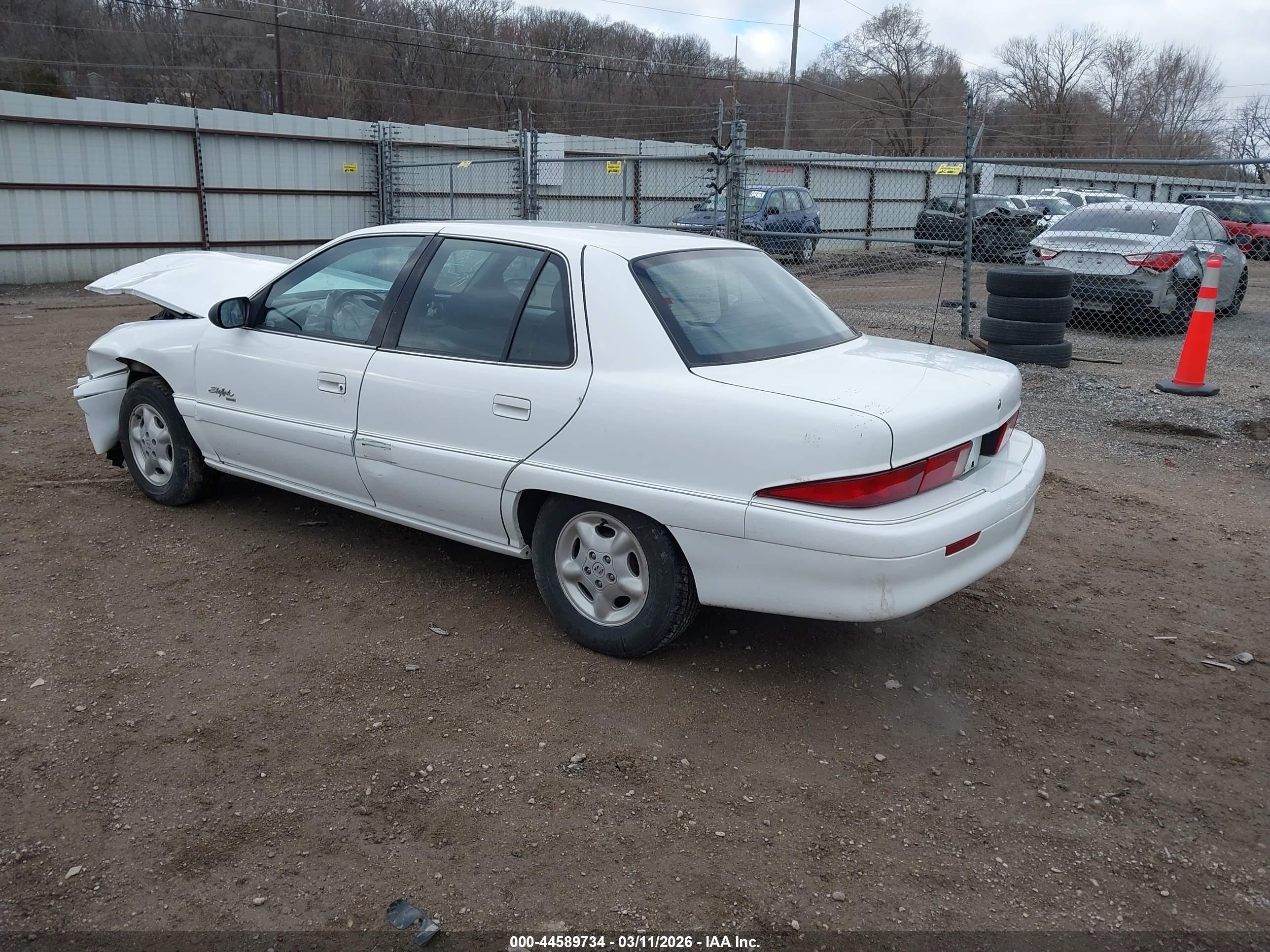 1998 Buick Skylark Custom   White vin: 1G4NJ52M9WC409939