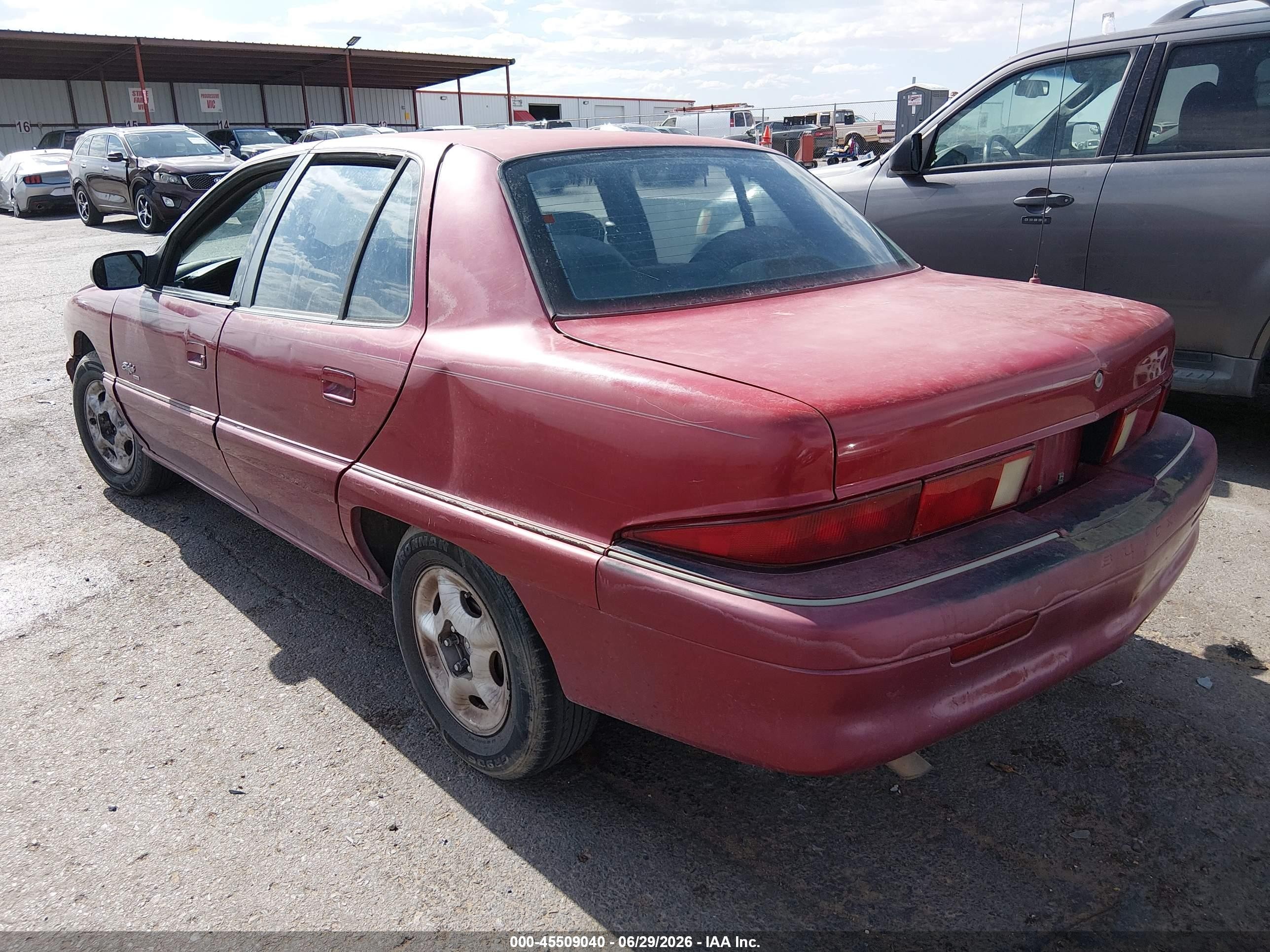 1998 Buick Skylark Custom   Maroon vin: 1G4NJ52MXWC411263