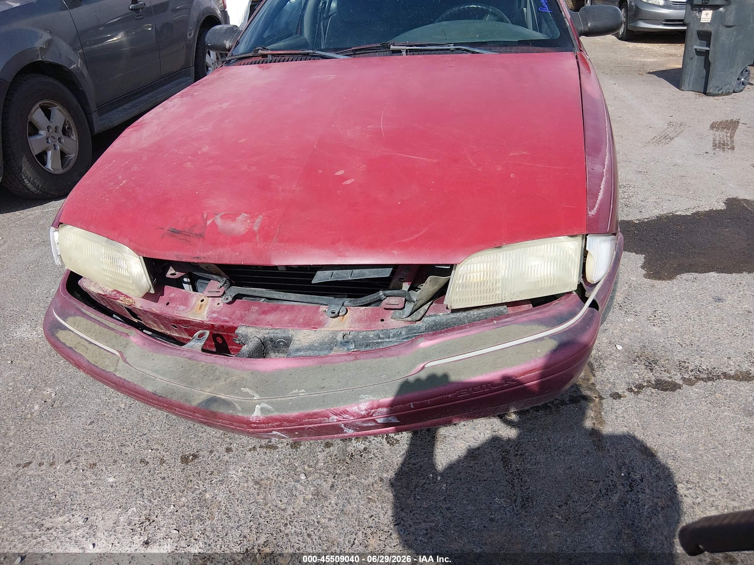 1998 Buick Skylark Custom   Maroon vin: 1G4NJ52MXWC411263