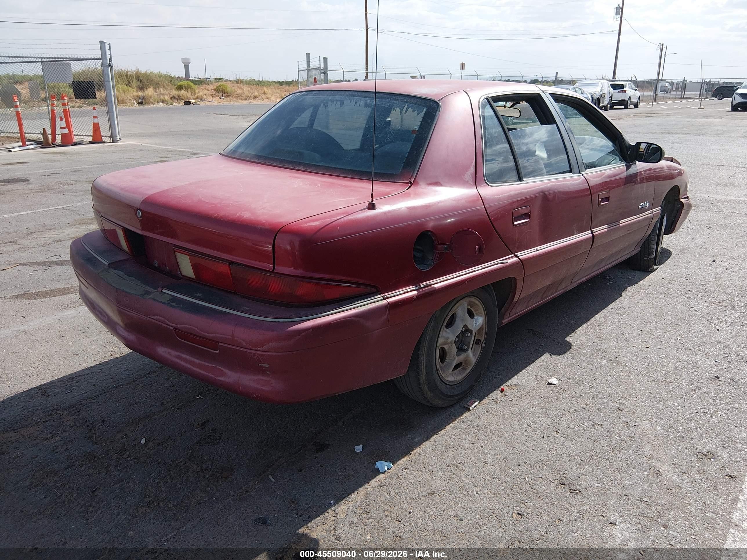 1998 Buick Skylark Custom   Maroon vin: 1G4NJ52MXWC411263
