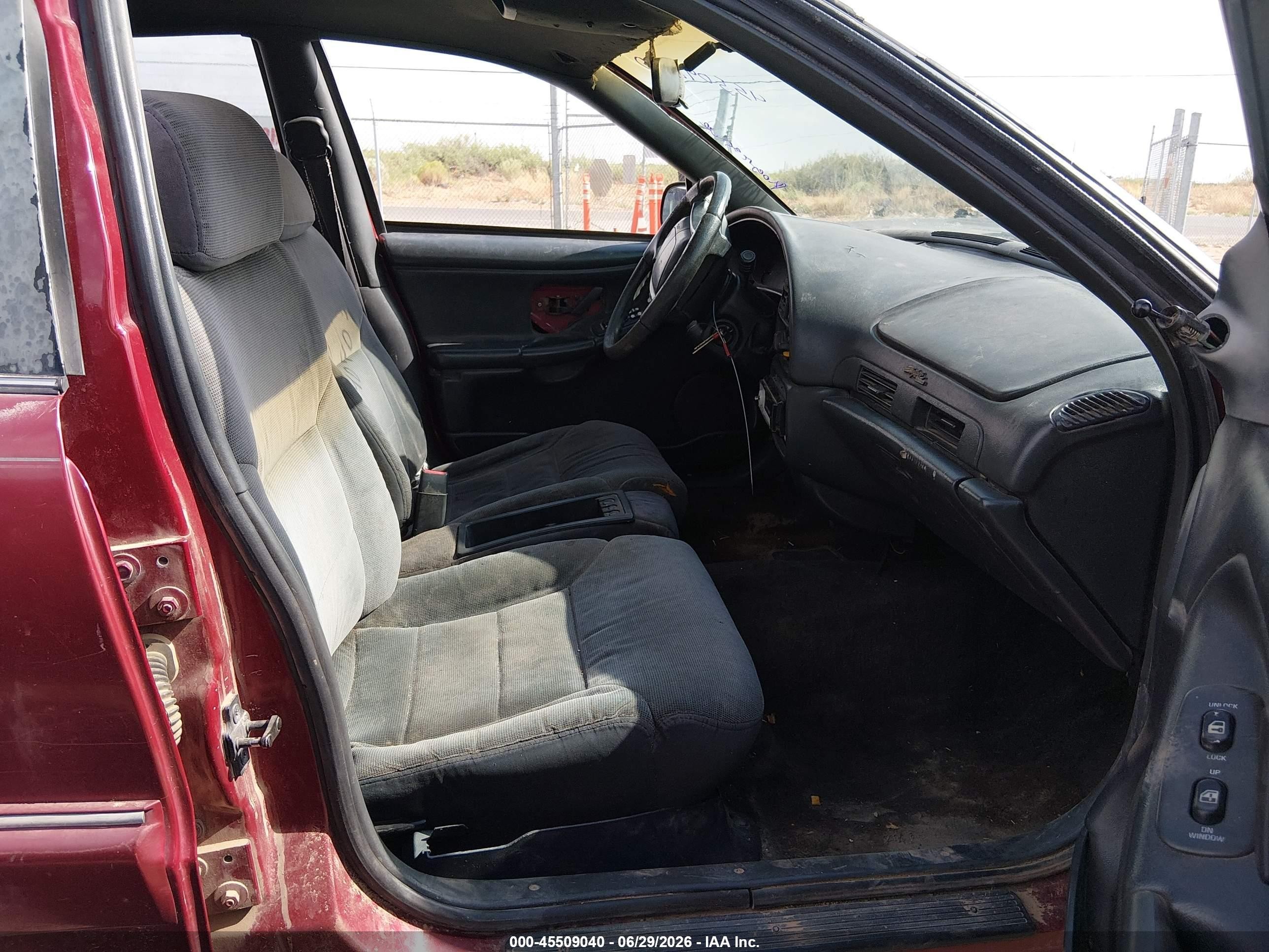 1998 Buick Skylark Custom   Maroon vin: 1G4NJ52MXWC411263