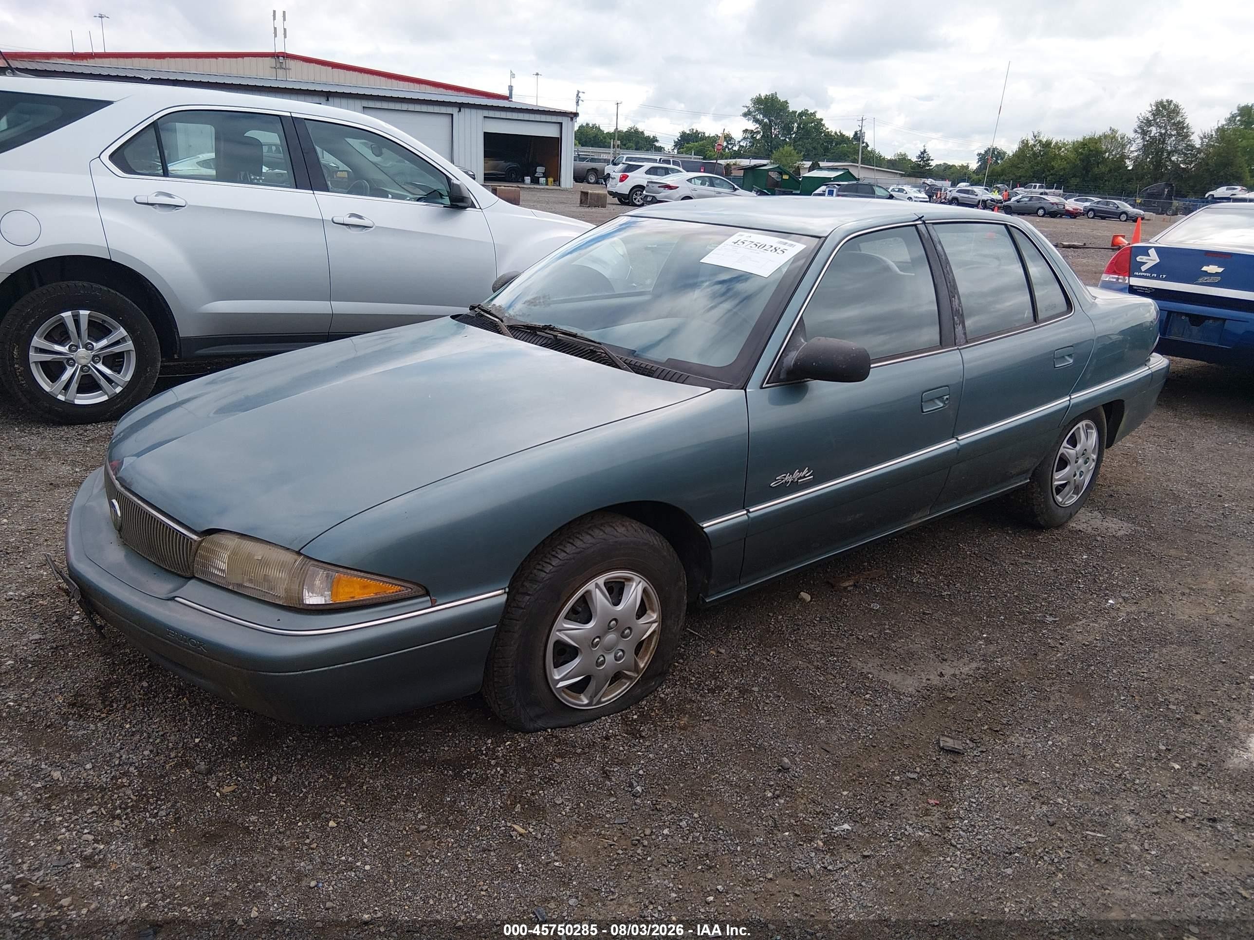 1997 Buick Skylark Custom Light Blue vin: 1G4NJ52T1VC436896
