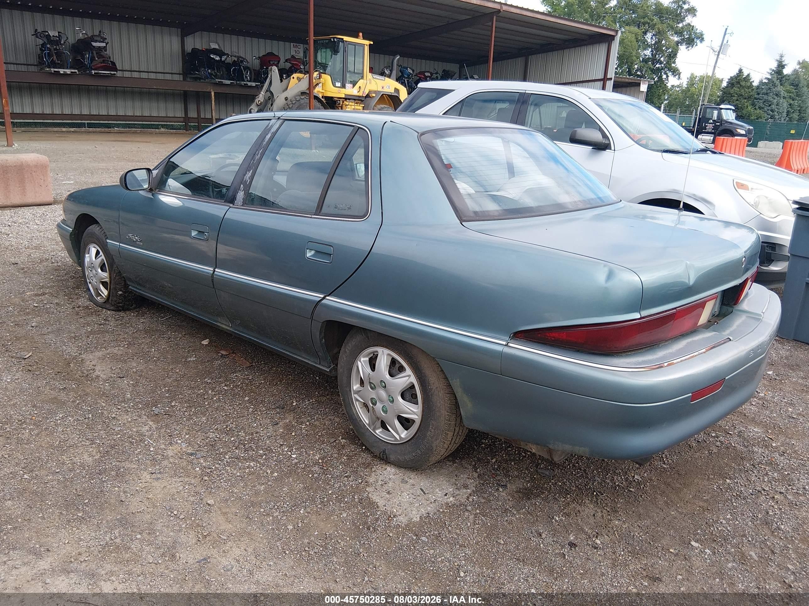 1997 Buick Skylark Custom Light Blue vin: 1G4NJ52T1VC436896
