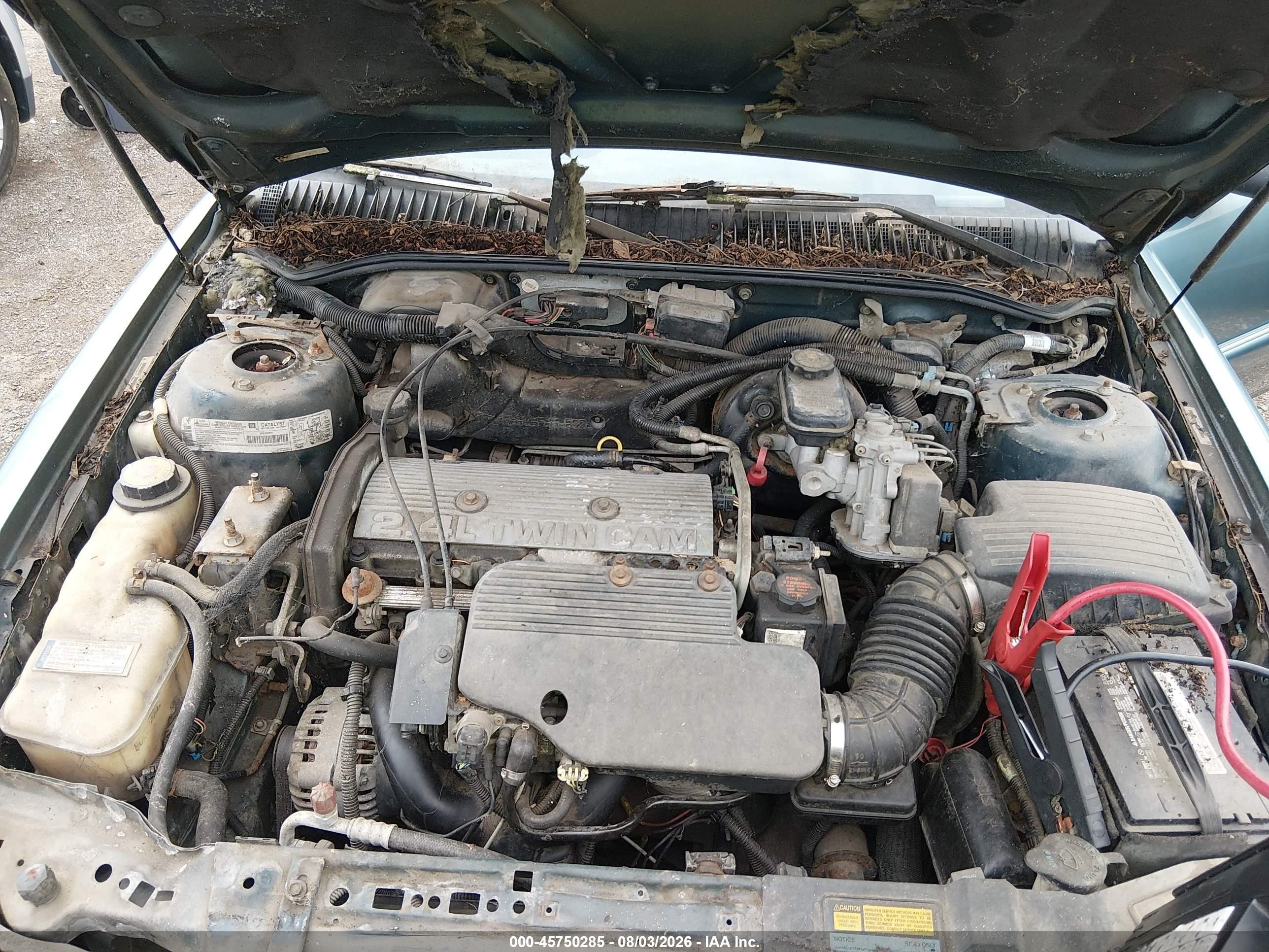 1997 Buick Skylark Custom Light Blue vin: 1G4NJ52T1VC436896