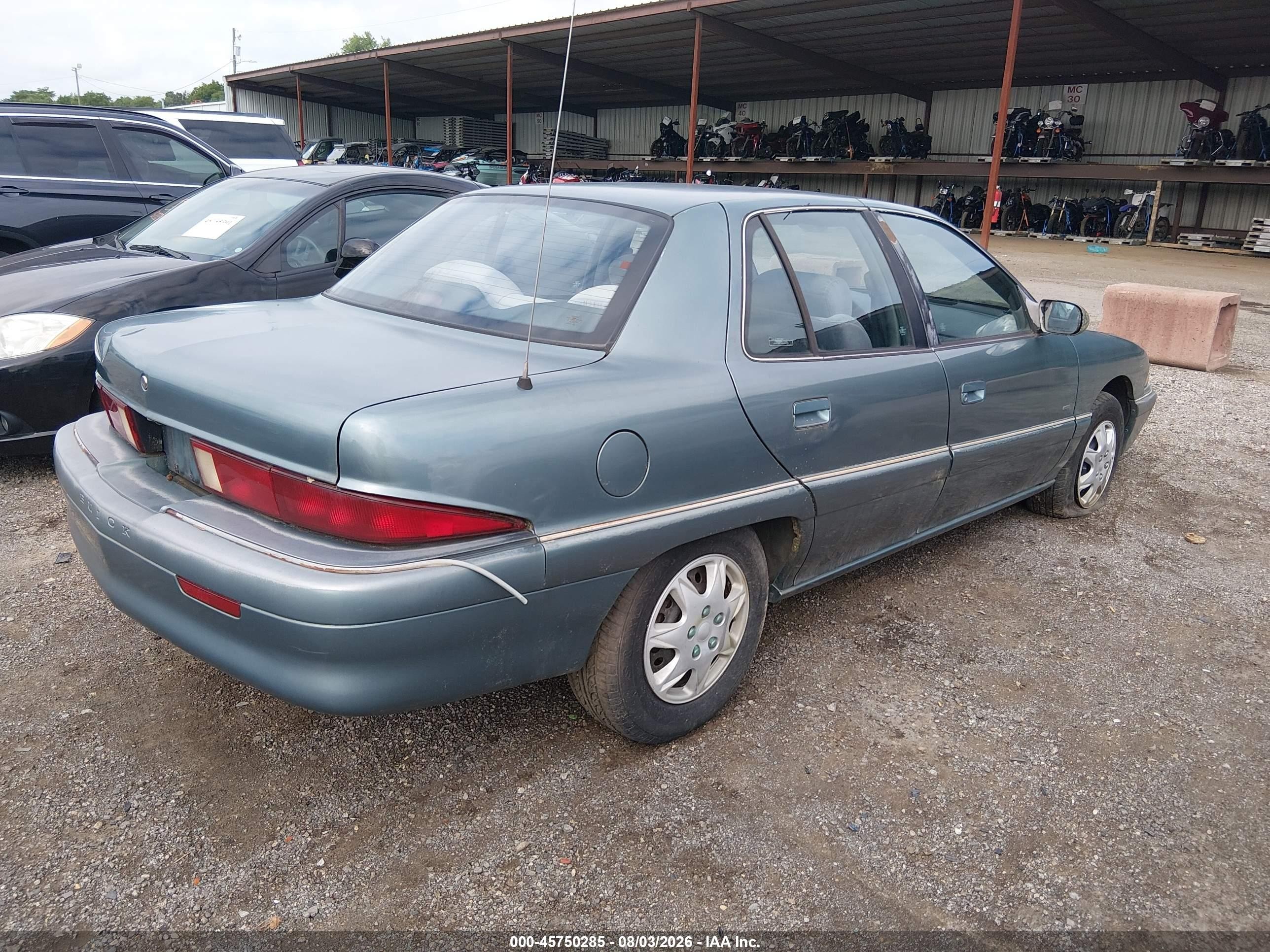 1997 Buick Skylark Custom Light Blue vin: 1G4NJ52T1VC436896