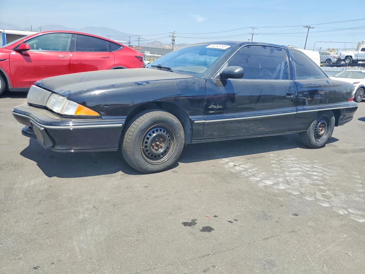1993 Buick Skylark Custom Black vin: 1G4NV14N9PC261201