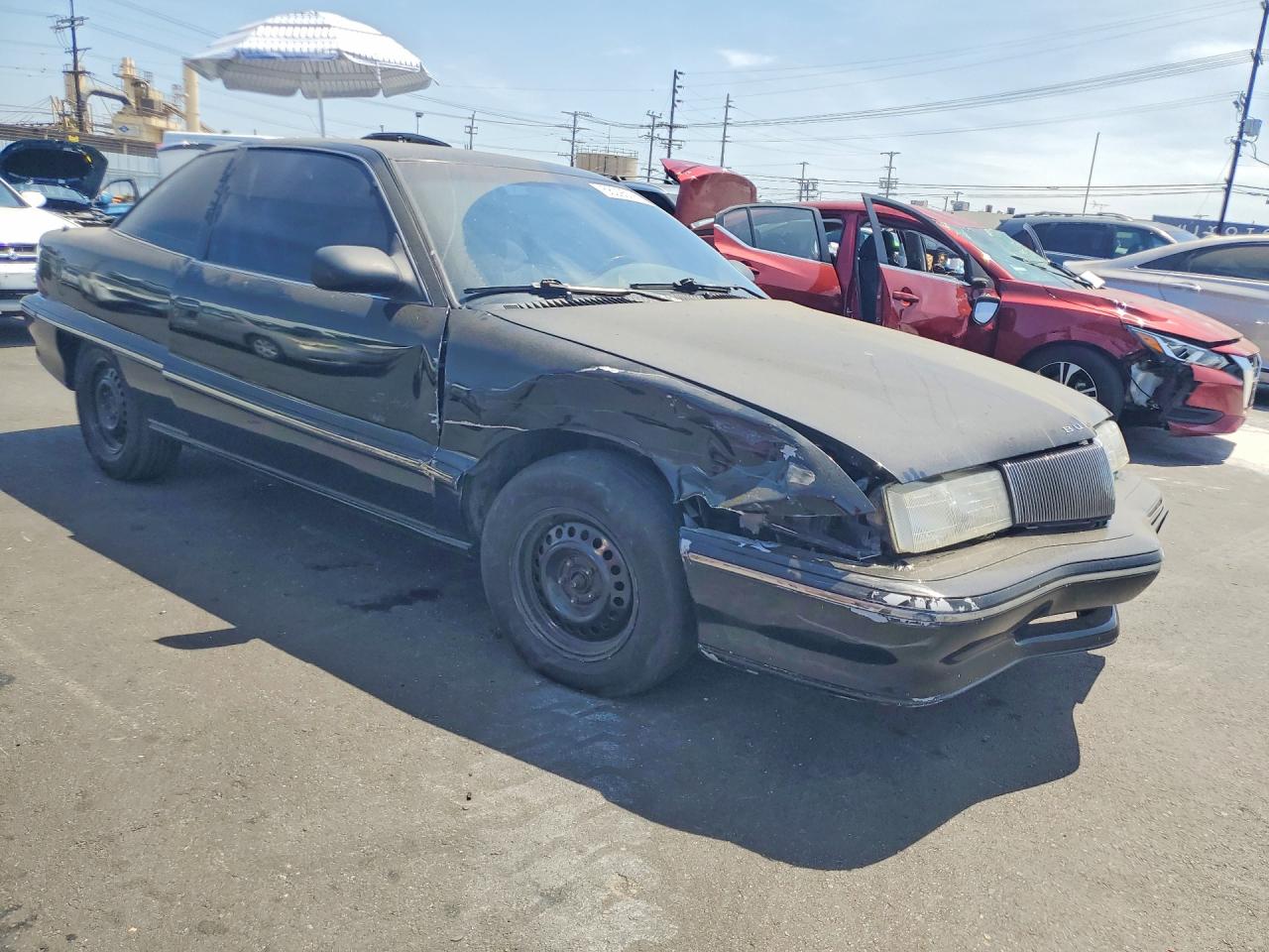 1993 Buick Skylark Custom Black vin: 1G4NV14N9PC261201