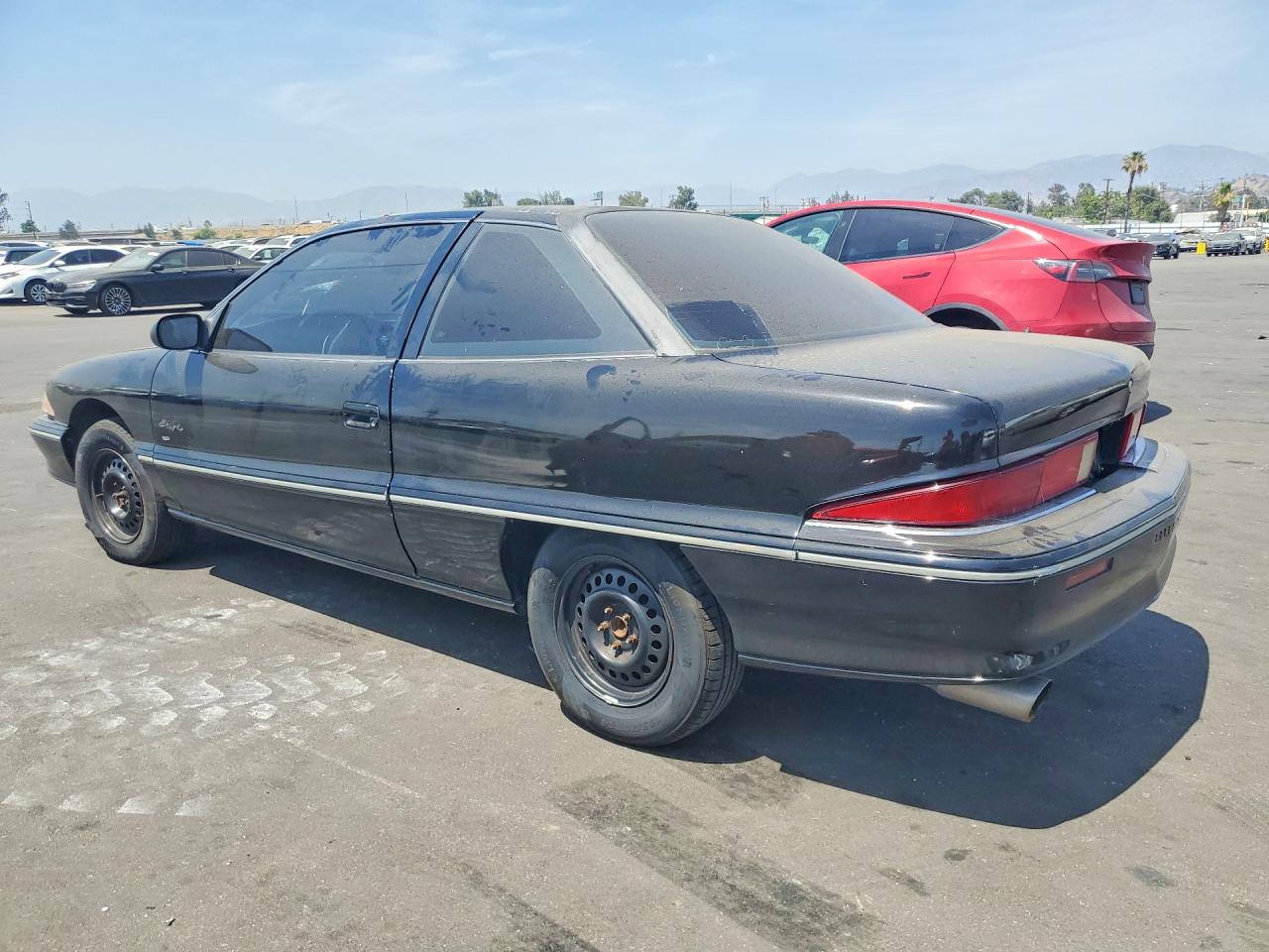 1993 Buick Skylark Custom Black vin: 1G4NV14N9PC261201