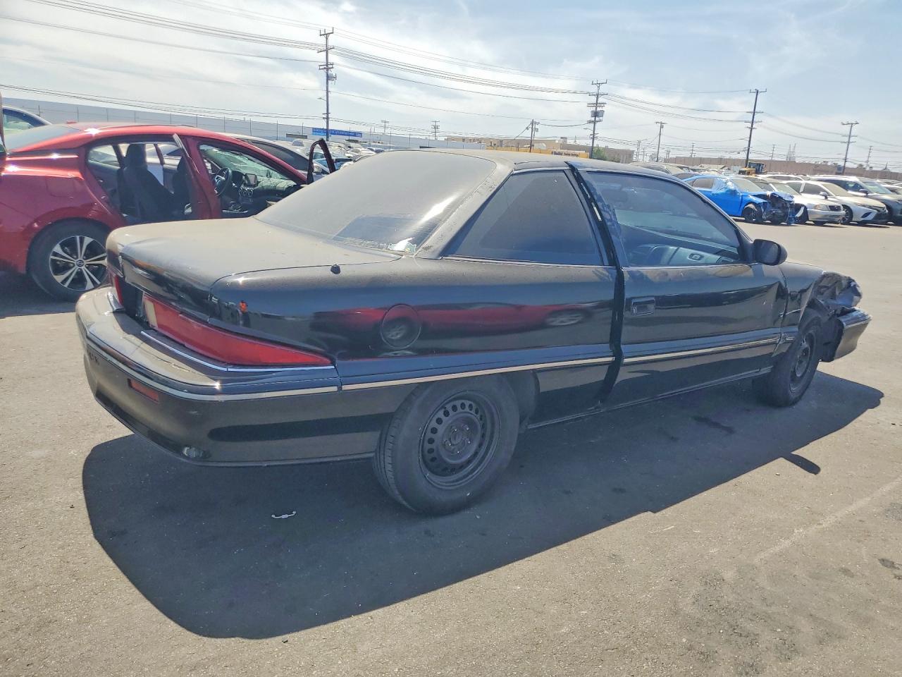 1993 Buick Skylark Custom Black vin: 1G4NV14N9PC261201