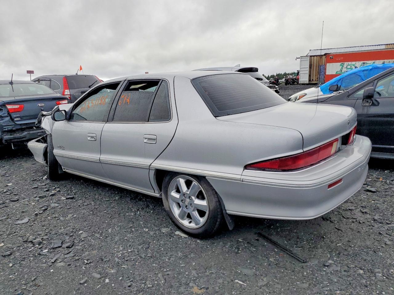 1993 Buick Skylark Custom Silver vin: 1G4NV51N6PC306879