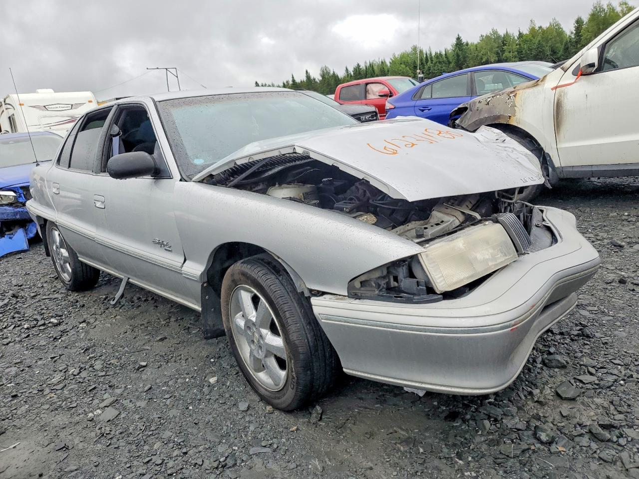 1993 Buick Skylark Custom Silver vin: 1G4NV51N6PC306879