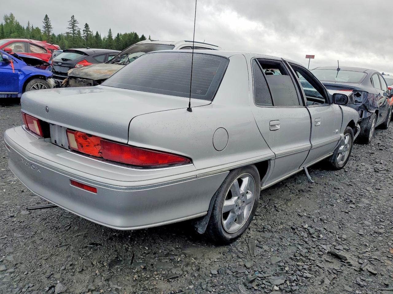1993 Buick Skylark Custom Silver vin: 1G4NV51N6PC306879