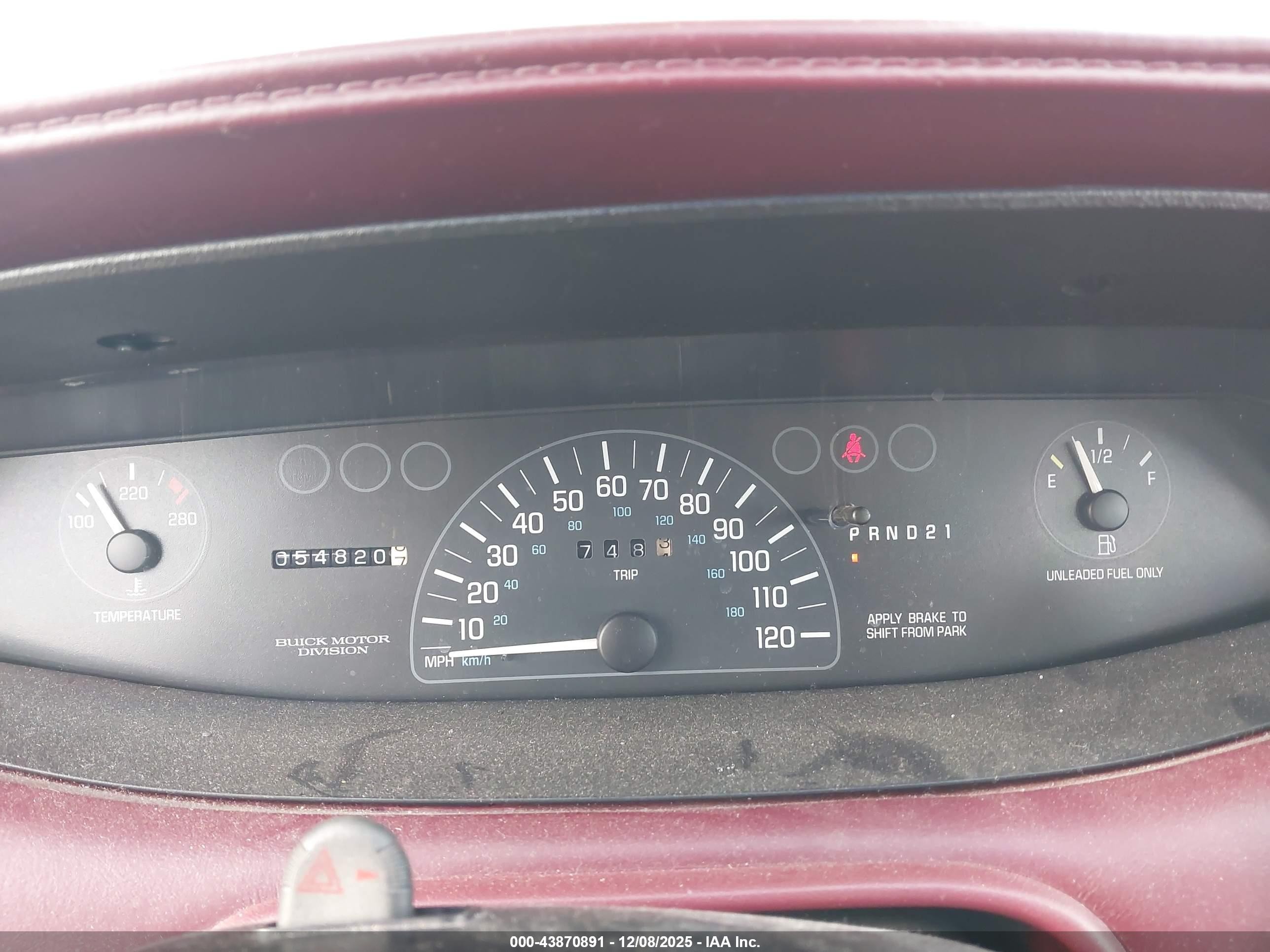 1995 Buick Skylark Gran Sport/custom/limited Red vin: 1G4NV55D4SC423807