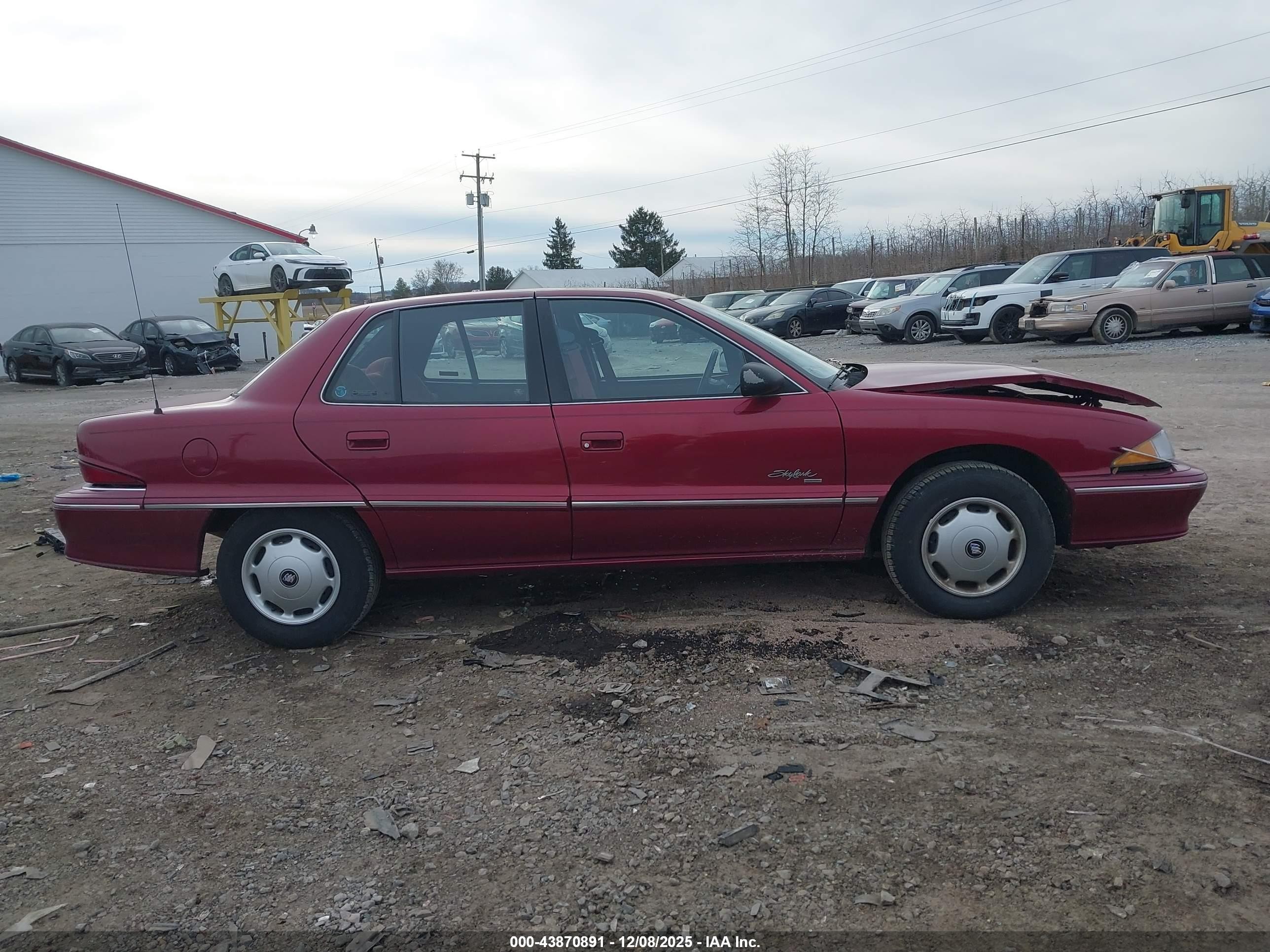 1995 Buick Skylark Gran Sport/custom/limited Red vin: 1G4NV55D4SC423807