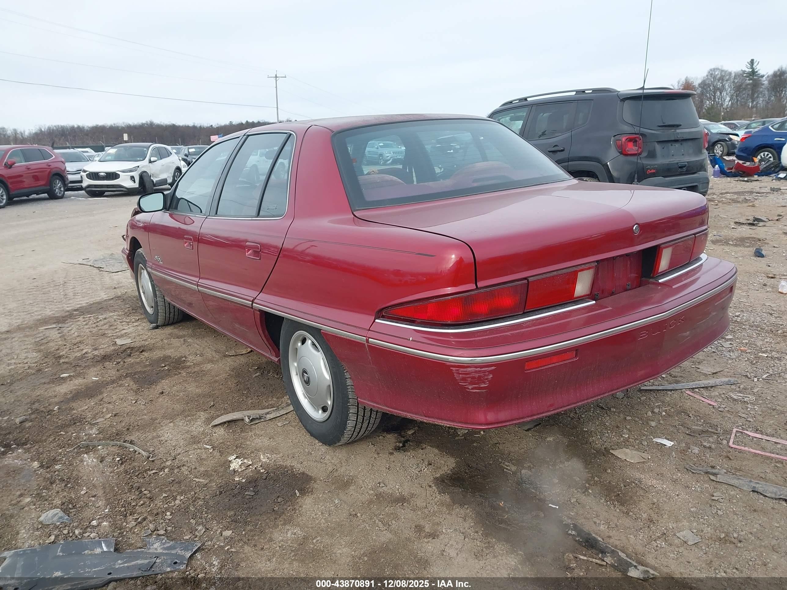 1995 Buick Skylark Gran Sport/custom/limited Red vin: 1G4NV55D4SC423807