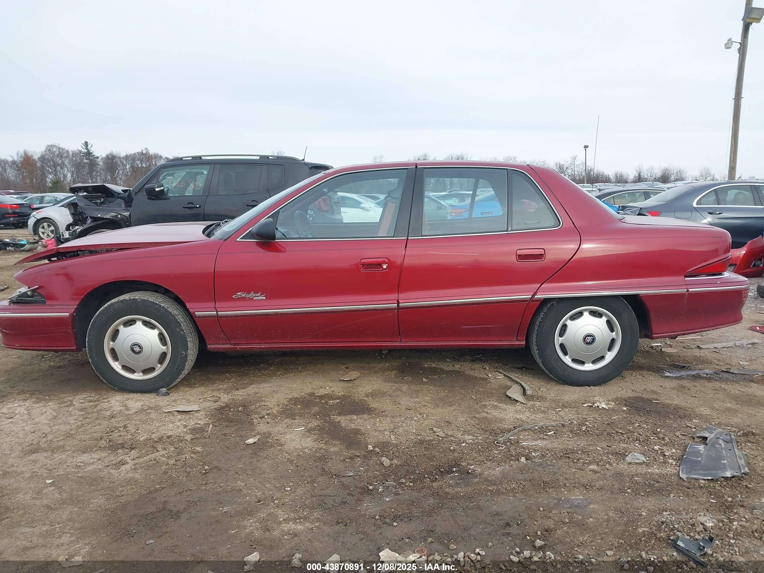 1995 Buick Skylark Gran Sport/custom/limited Red vin: 1G4NV55D4SC423807