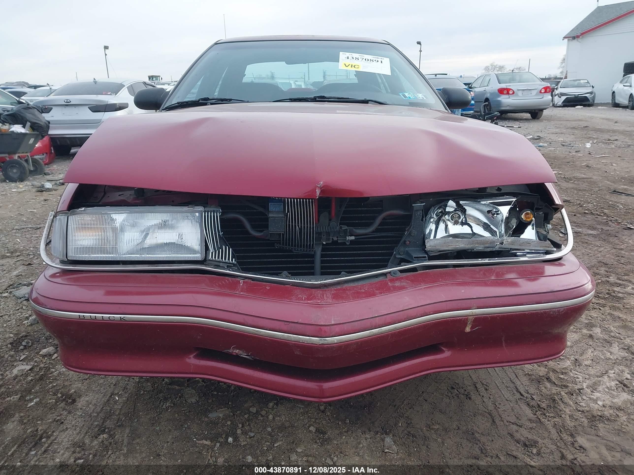 1995 Buick Skylark Gran Sport/custom/limited Red vin: 1G4NV55D4SC423807