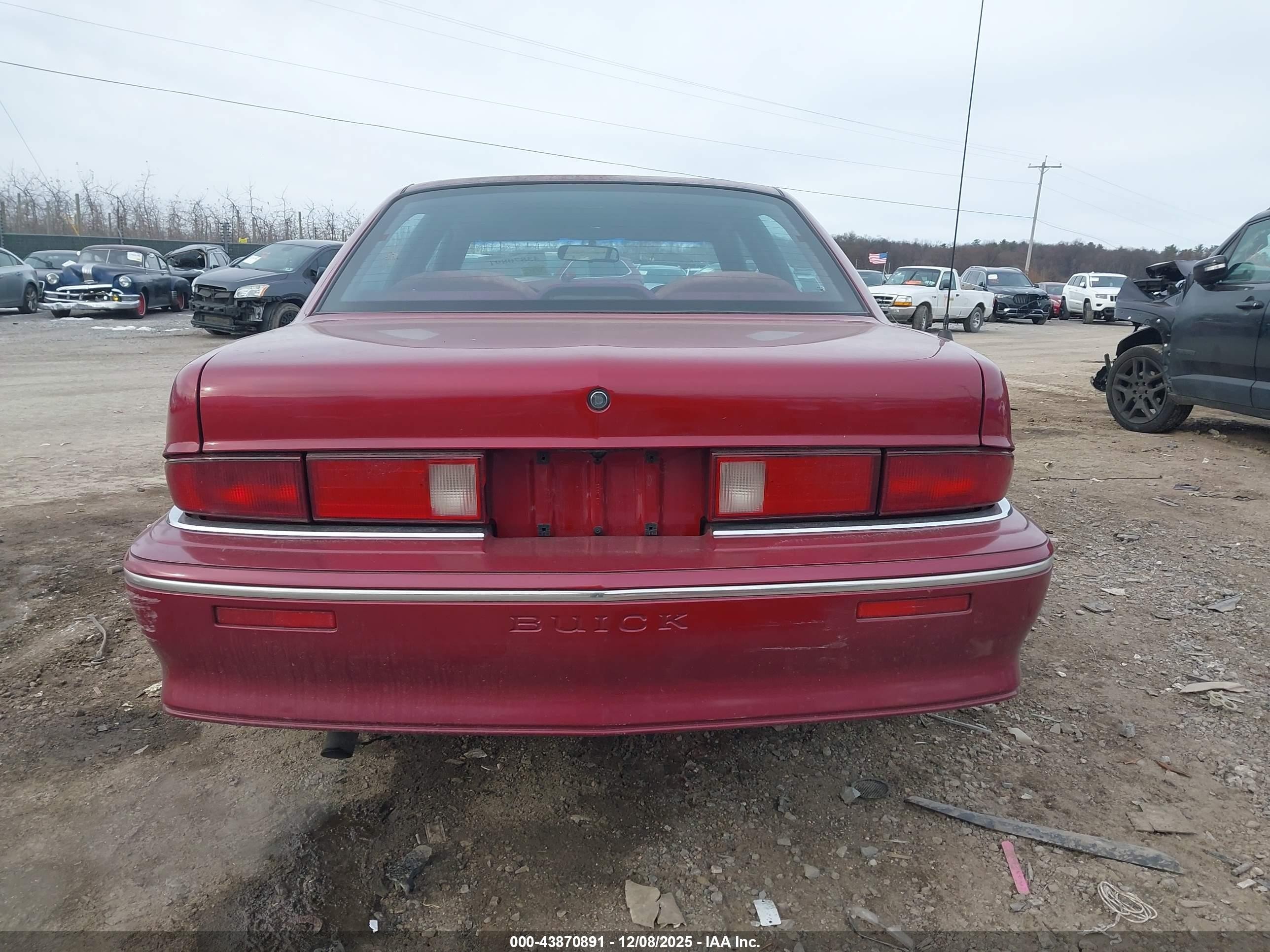 1995 Buick Skylark Gran Sport/custom/limited Red vin: 1G4NV55D4SC423807