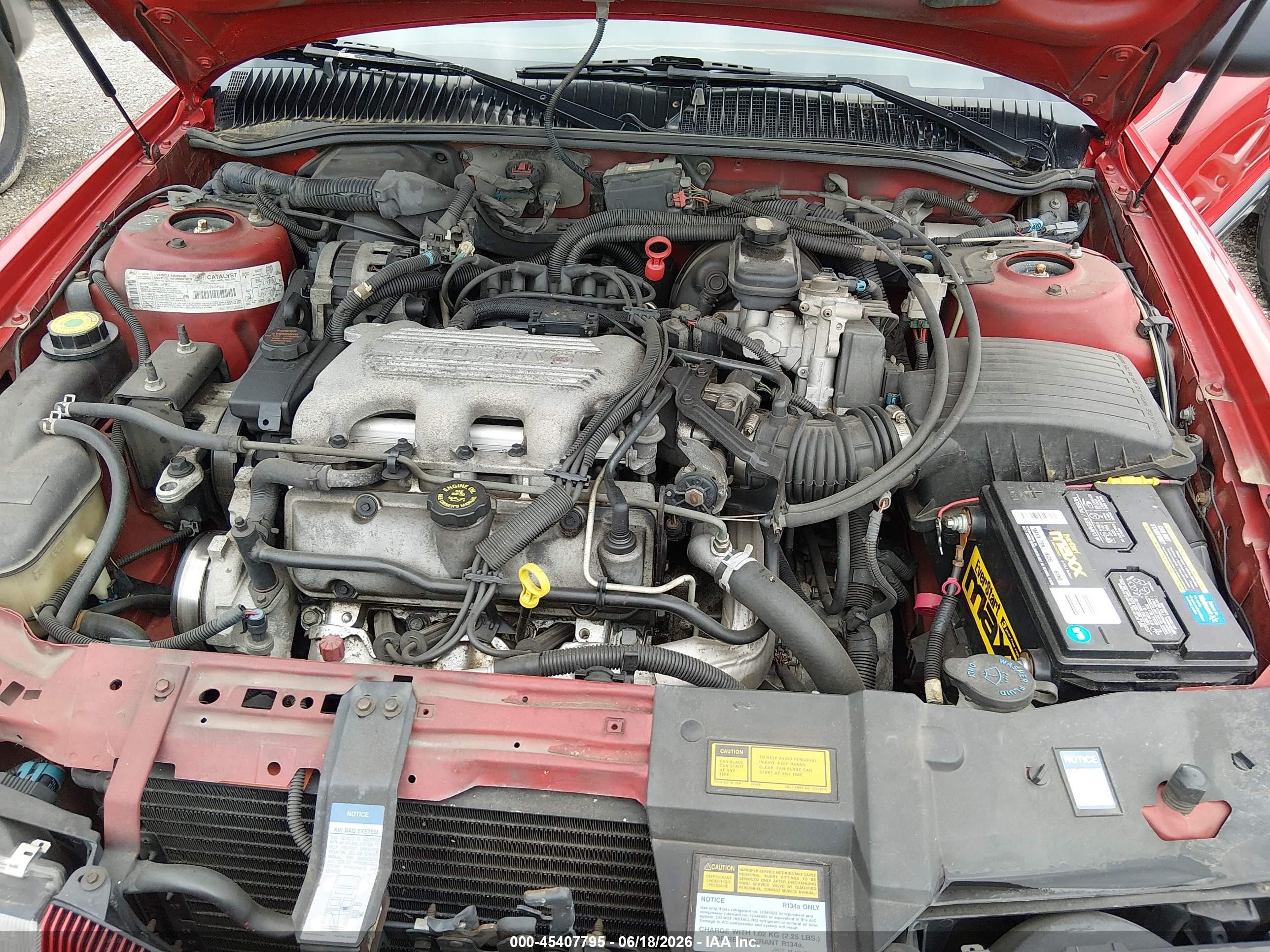 1995 Buick Skylark Gran Sport/custom/limited Red vin: 1G4NV55M2SC440377