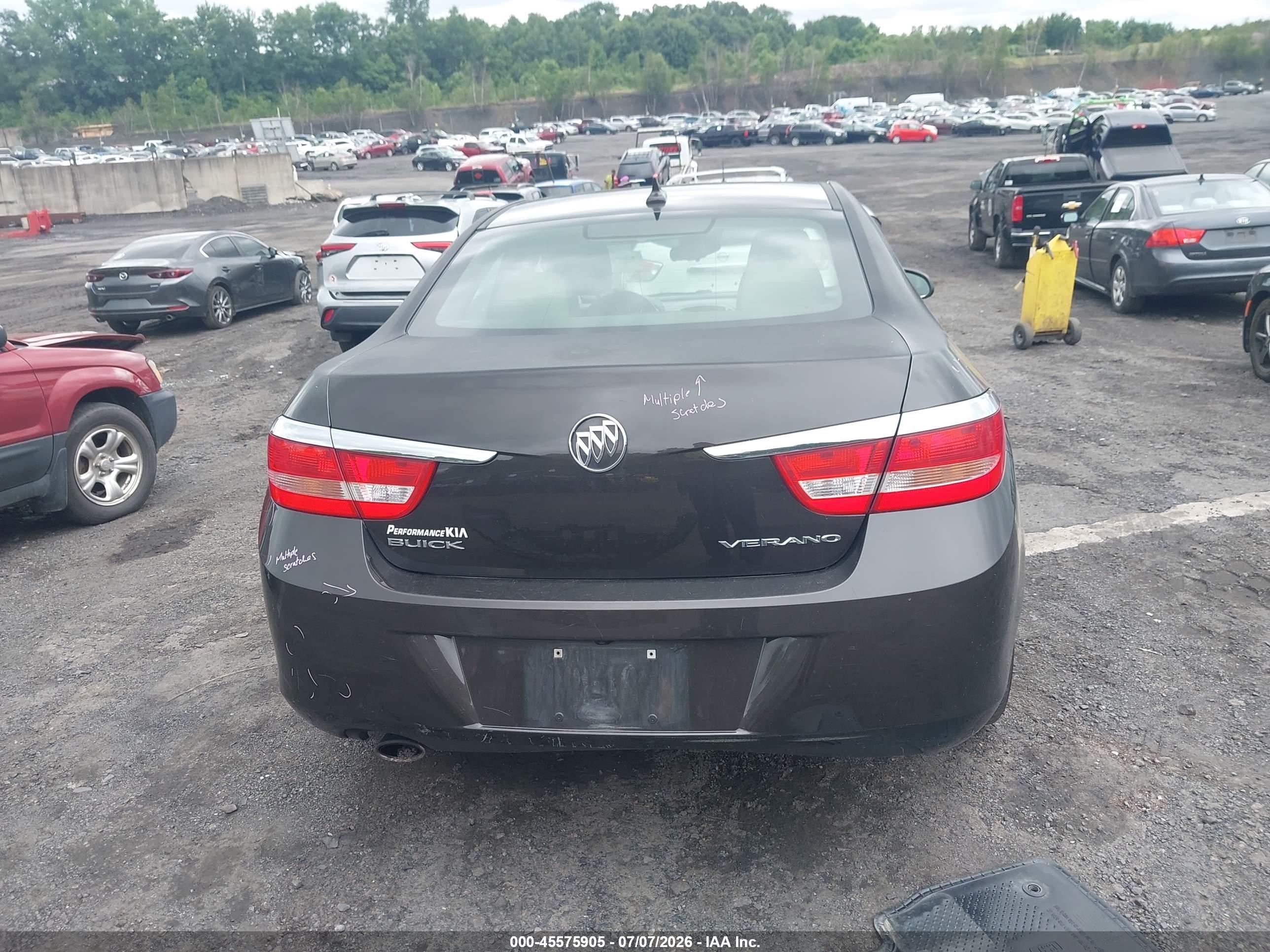 2013 Buick Verano   Brown vin: 1G4PP5SK0D4131638
