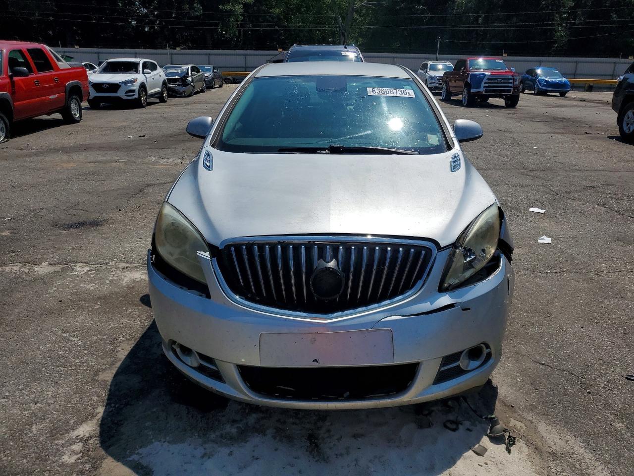 2014 Buick Verano Silver vin: 1G4PP5SK0E4128028